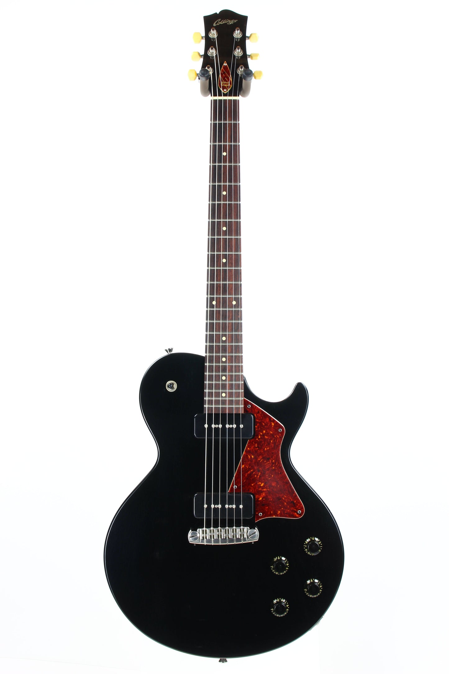 2022 Collings AGED 290 SC Single Cut - Throbak 52/54 P90's, Jet Black, Honduran Mahogany, LP Special