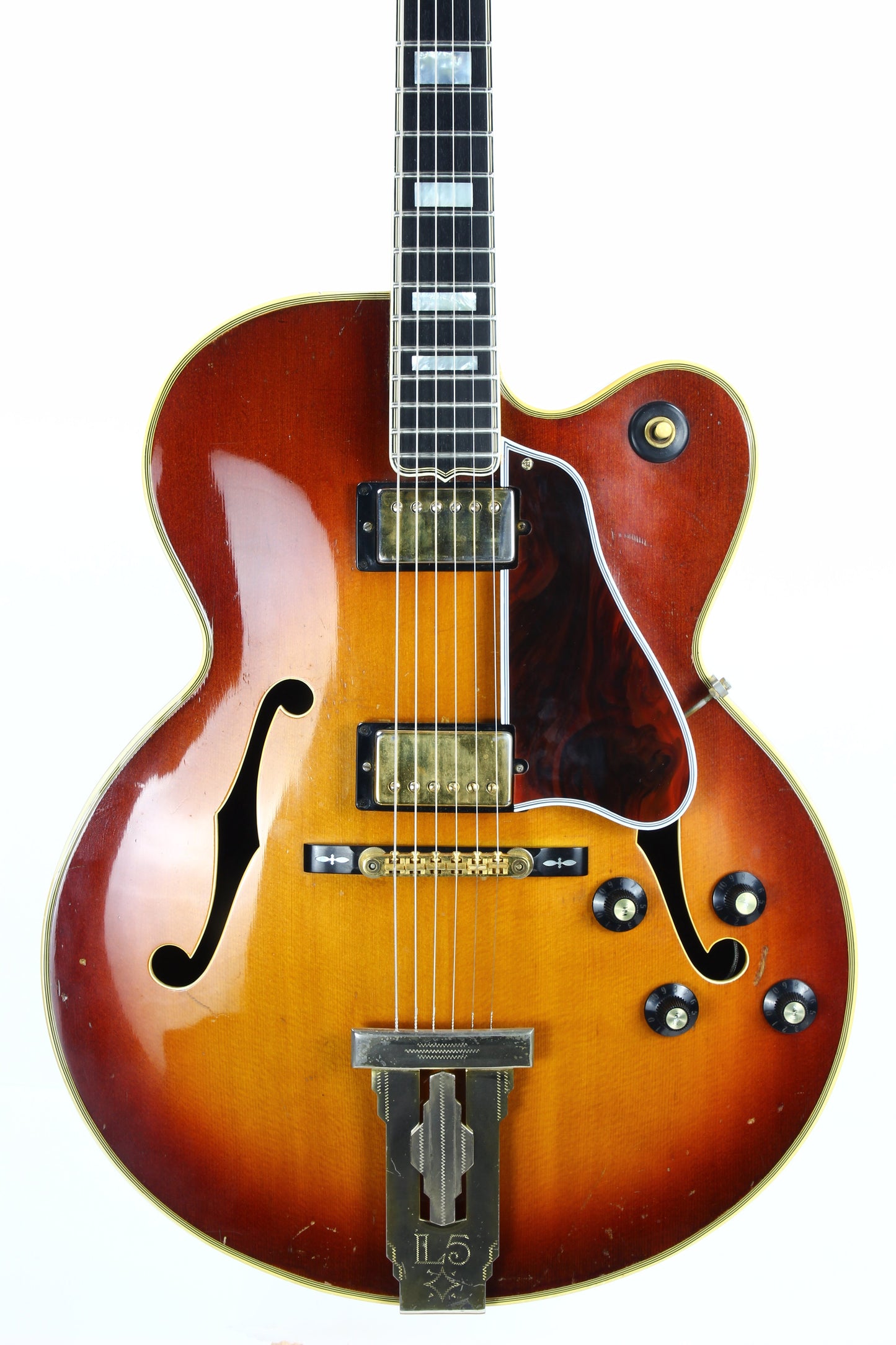 1973 Gibson L-5 CES Archtop Electric Jazz L5 Guitar - Vintage Sunburst, 1-11/16" Nut Width