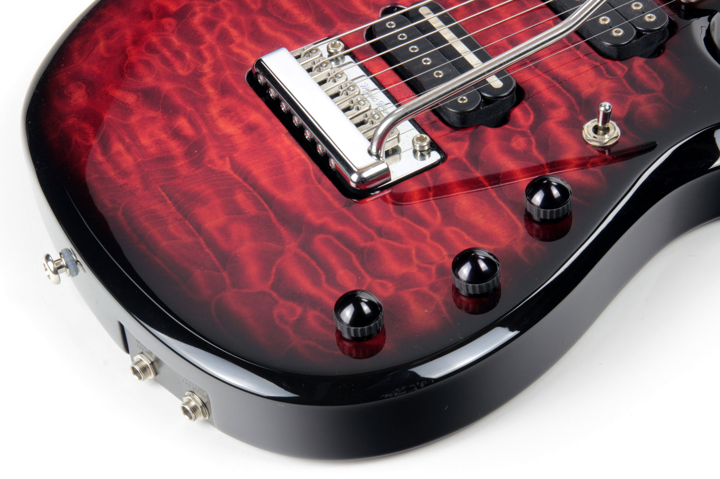2012 Music Man BFR 7-String John Petrucci JP7 Ernie Ball Family Reserve QUILT RUBY RED Piezo