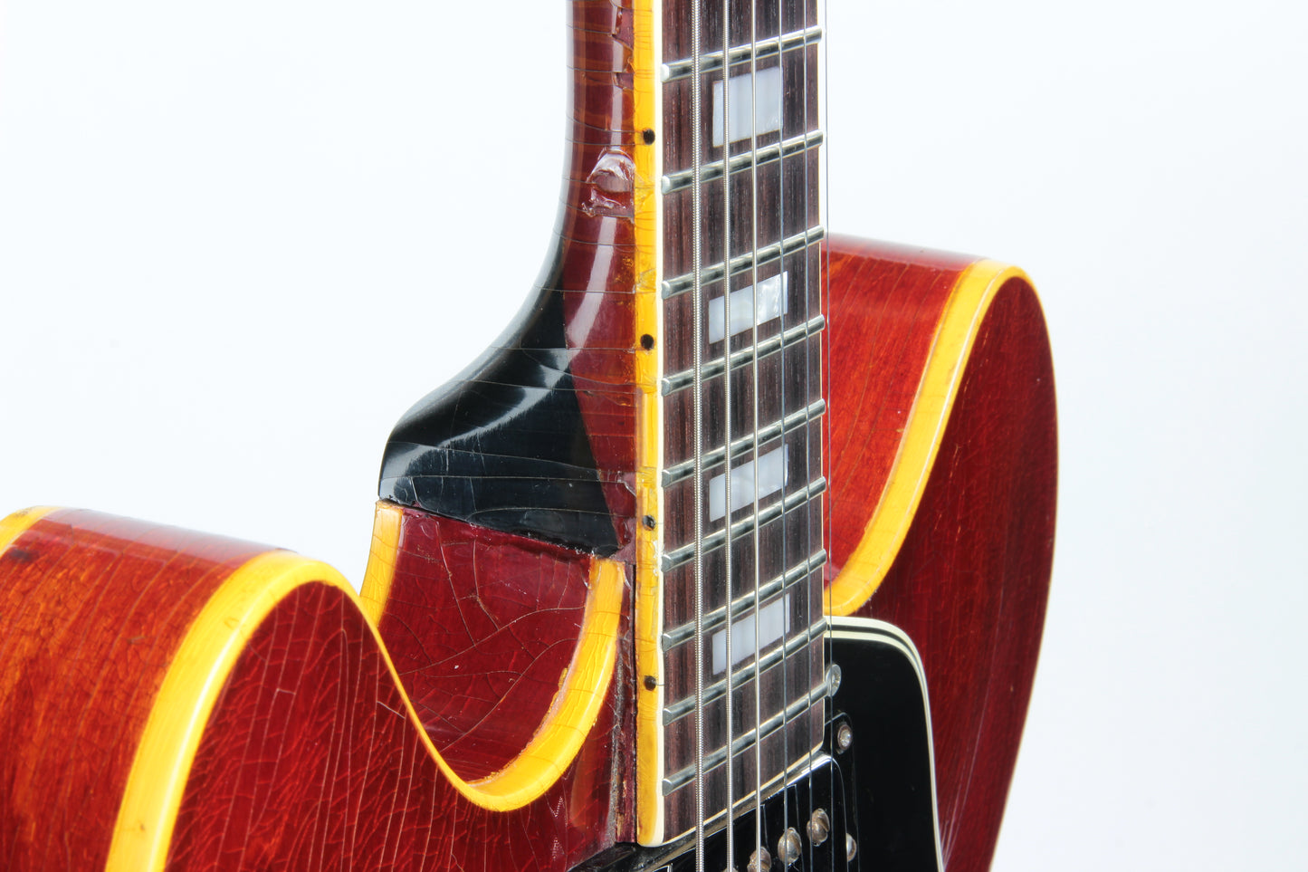 1966 Gibson ES-335 TDC Bigsby Cherry Red - Vintage Player-Grade 1960's Semi-Hollow Body