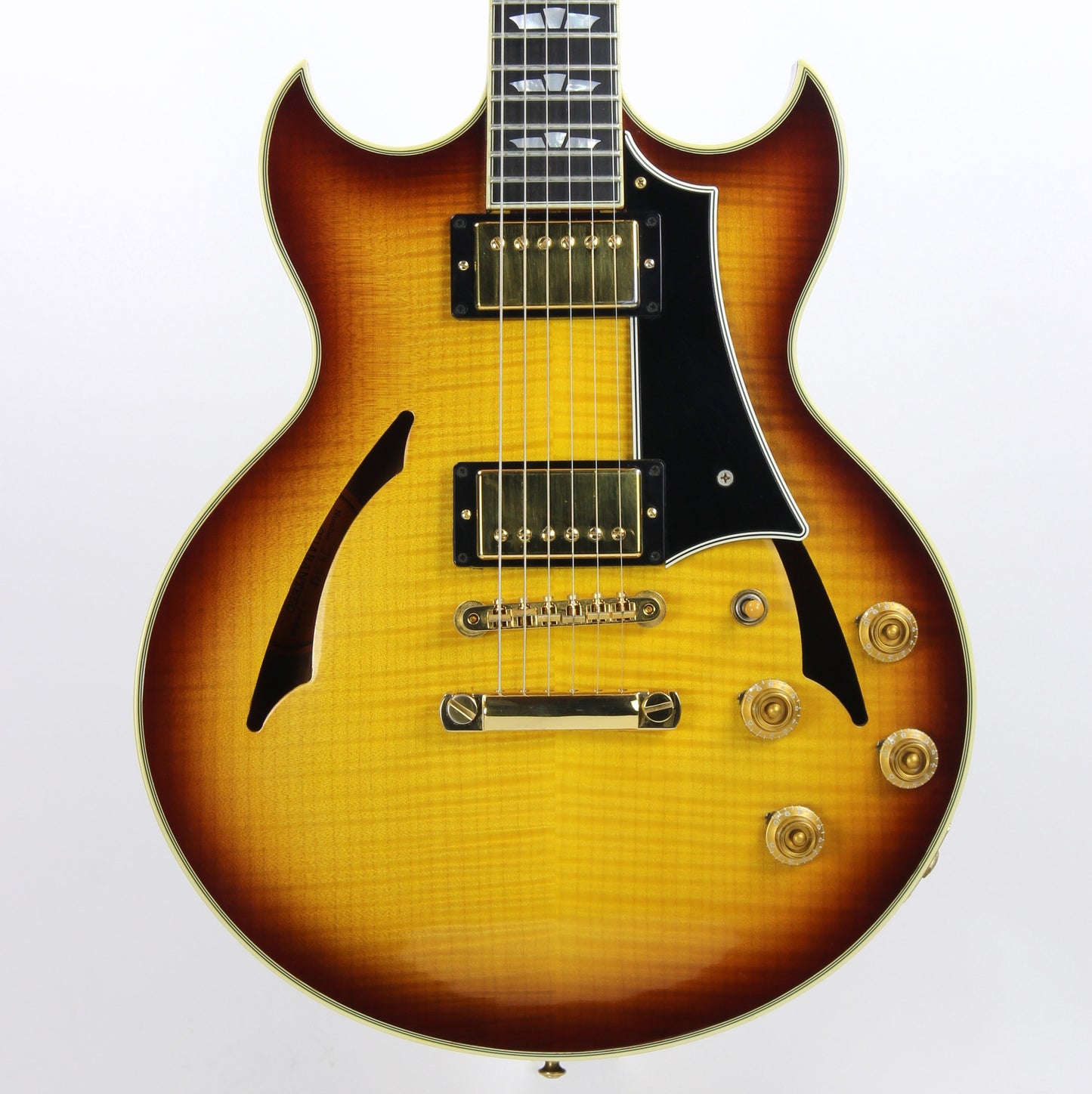 2006 Gibson Custom Shop Johnny A Signature - Ebony Board, Sunset Glow Sunburst, Stoptail! es-355, l-4ces
