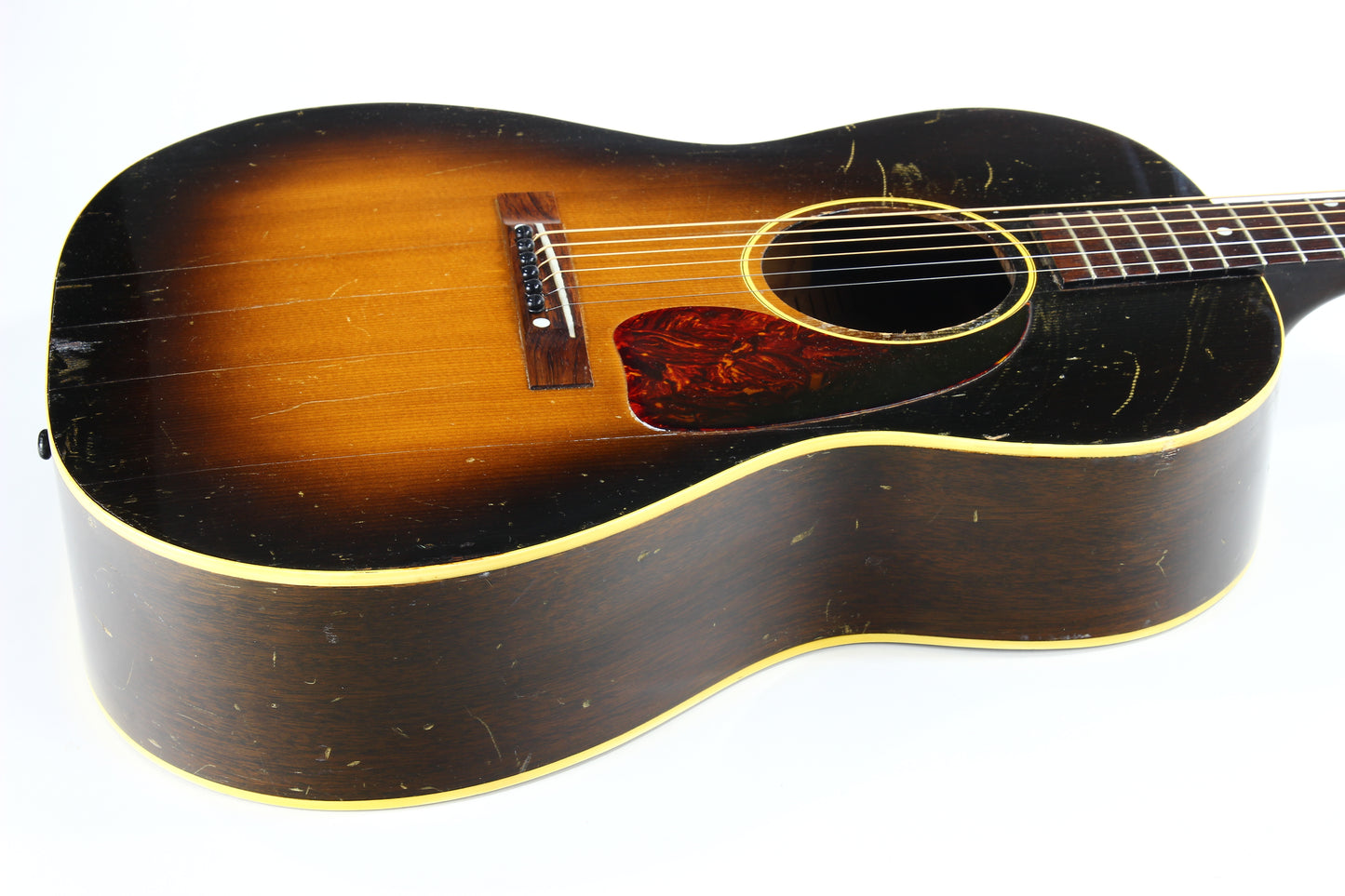 1951 Gibson LG-1 Sunburst Vintage Small Body Acoustic -- Plays Great and Ready to Go!