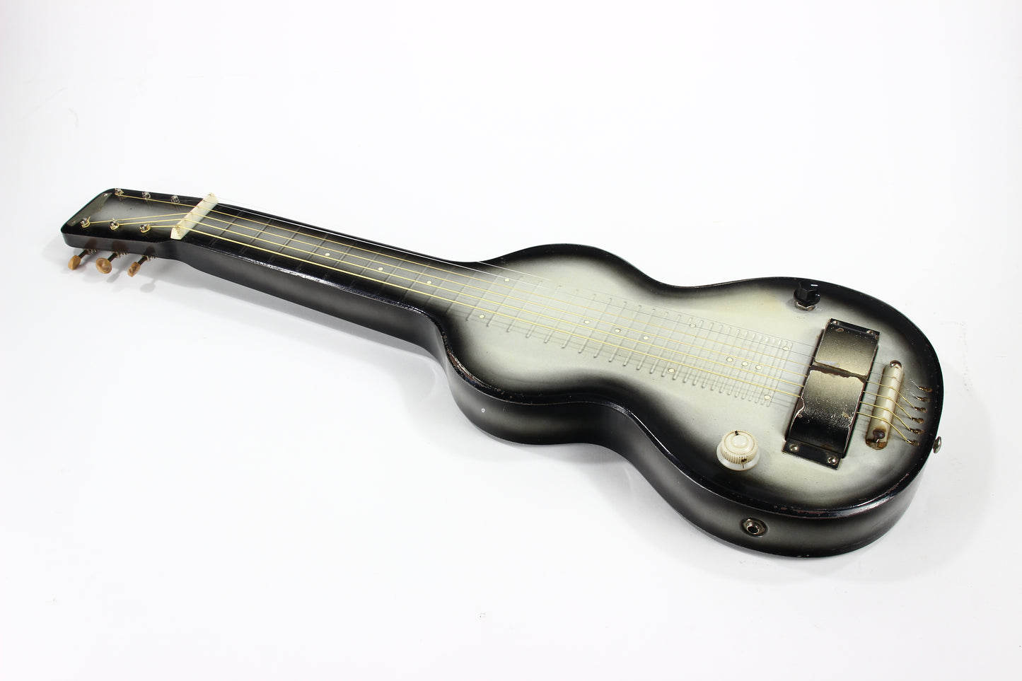 c. 1939 Rickenbacker Model 59 Lap Steel Vintage Guitar - Rickenbacher, Silverburst, Original Case!