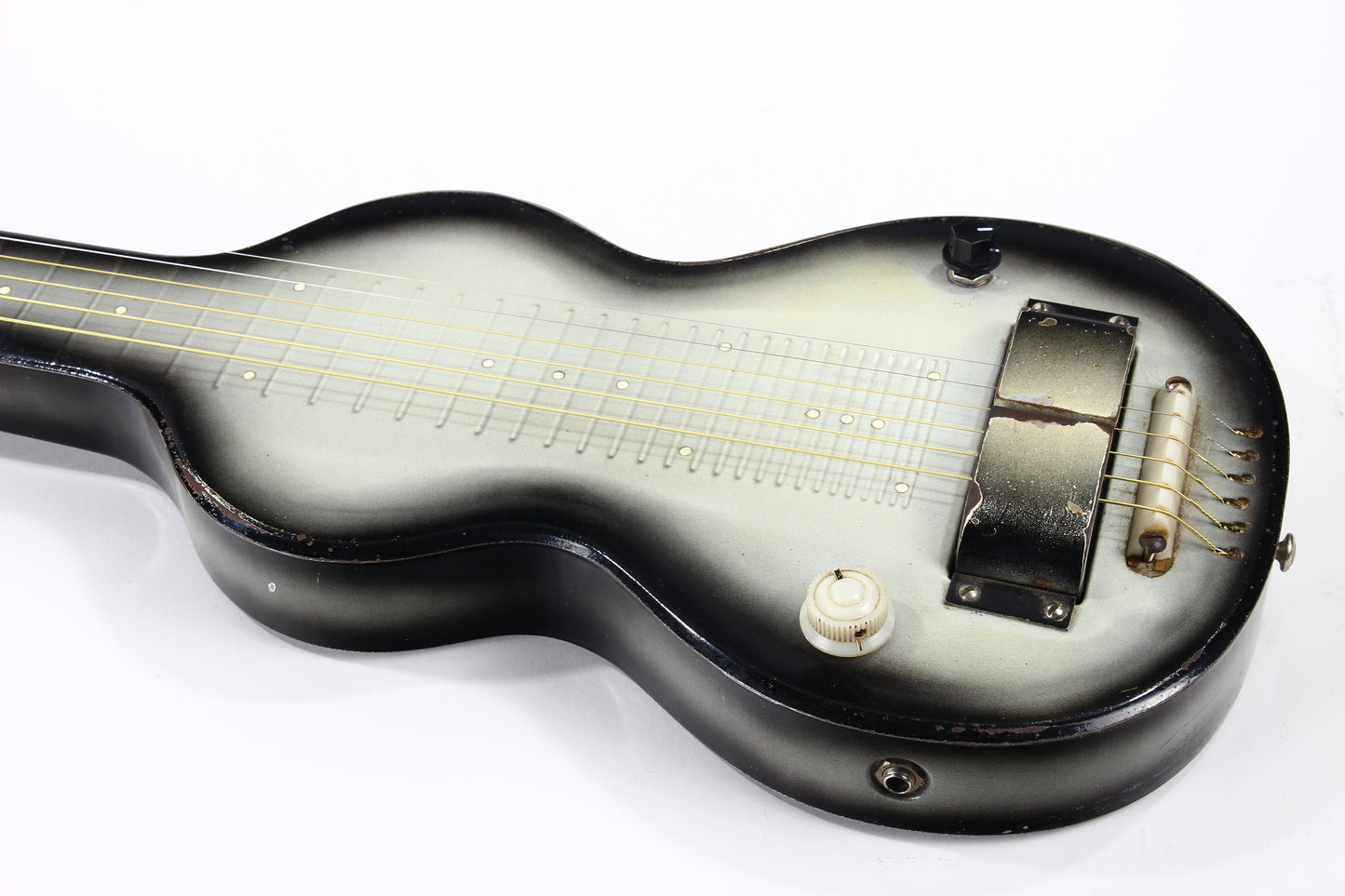 c. 1939 Rickenbacker Model 59 Lap Steel Vintage Guitar - Rickenbacher, Silverburst, Original Case!