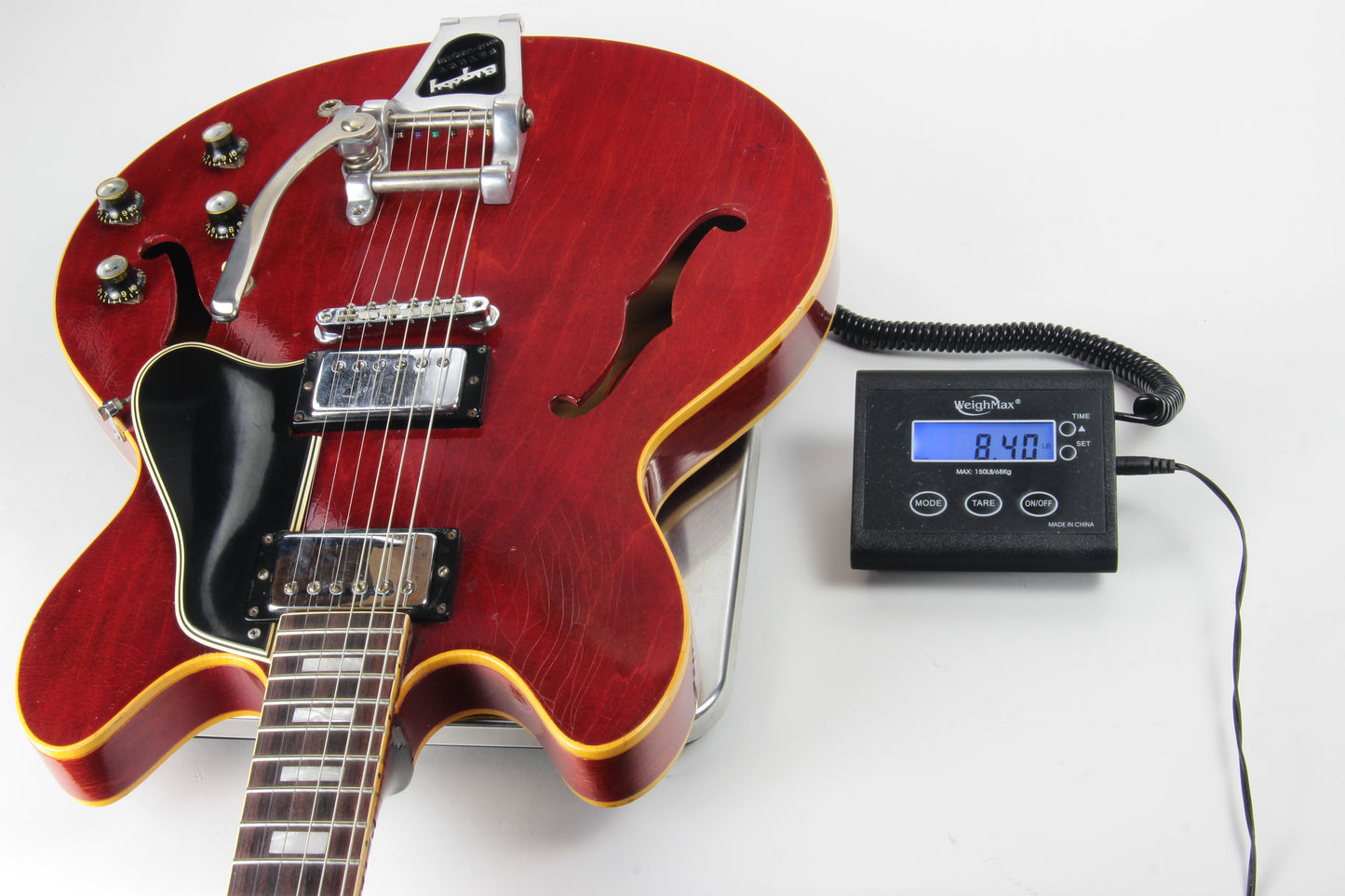 1966 Gibson ES-335 TDC Bigsby Cherry Red - Vintage Player-Grade 1960's Semi-Hollow Body