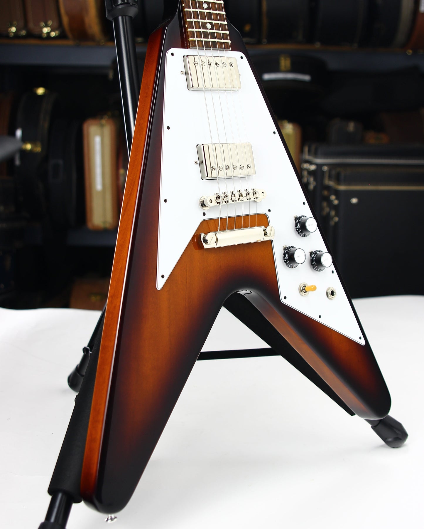 2014 Gibson Custom Shop Benchmark Run 1967 Flying V '67 Reissue - Stoptail, Sunburst, Historic