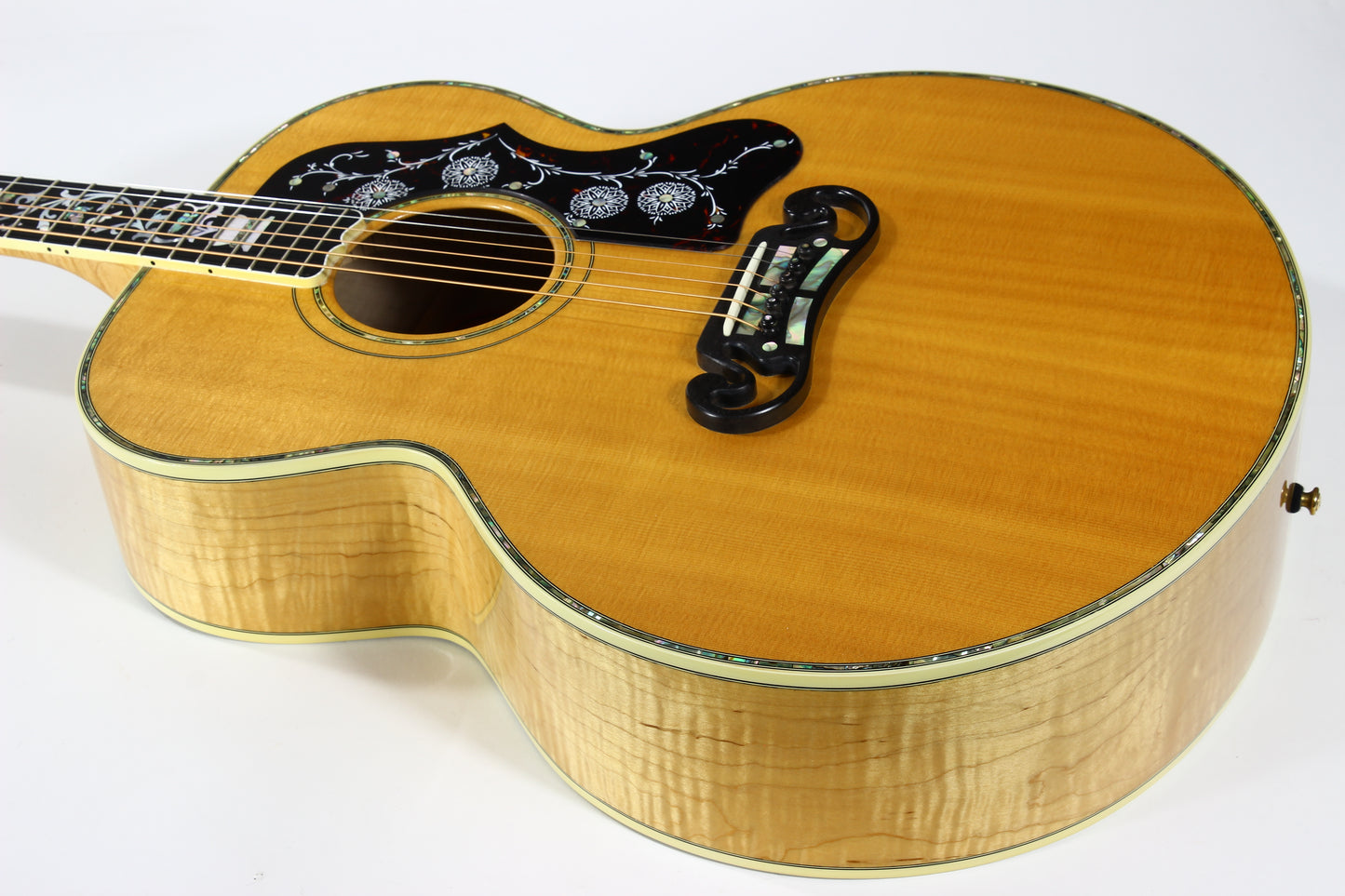 RARE 1995 Gibson Montana J-200 DELUXE VINE INLAY One-Off -- 3-Piece Back, Abalone/MOP Inlays, SJ-200 j200 sj200