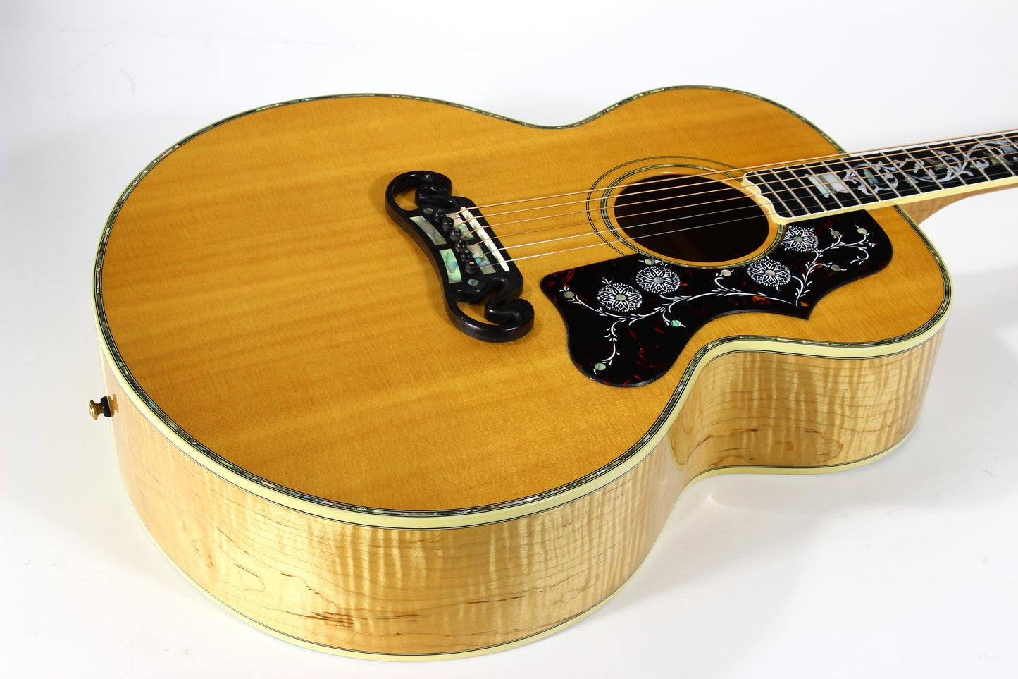 RARE 1995 Gibson Montana J-200 DELUXE VINE INLAY One-Off -- 3-Piece Back, Abalone/MOP Inlays, SJ-200 j200 sj200