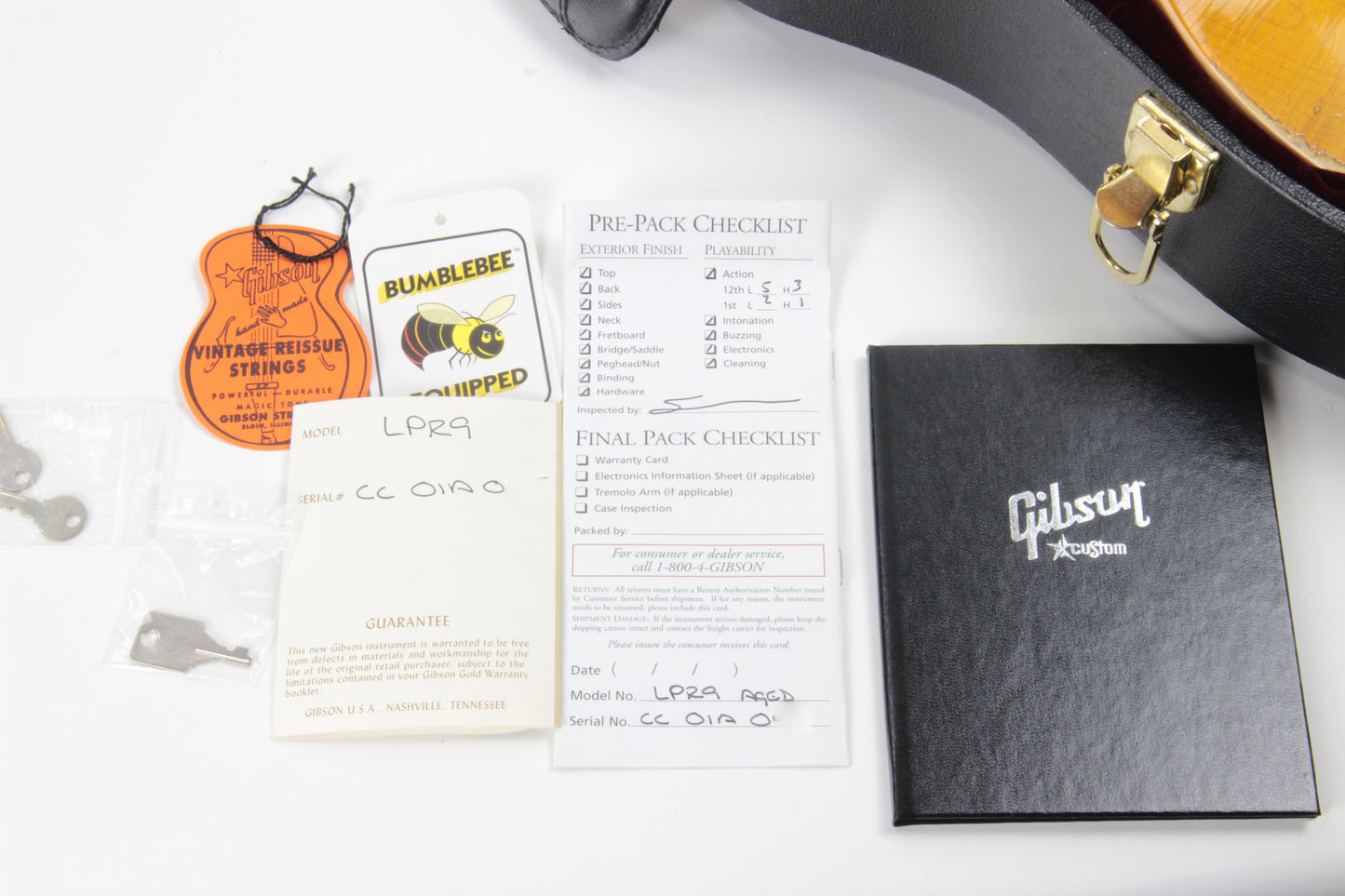 1959 Gibson GARY MOORE Les Paul Collectors Choice CC #1 MURPHY AGED SIGNED Melvyn Franks CC1 A Reissue