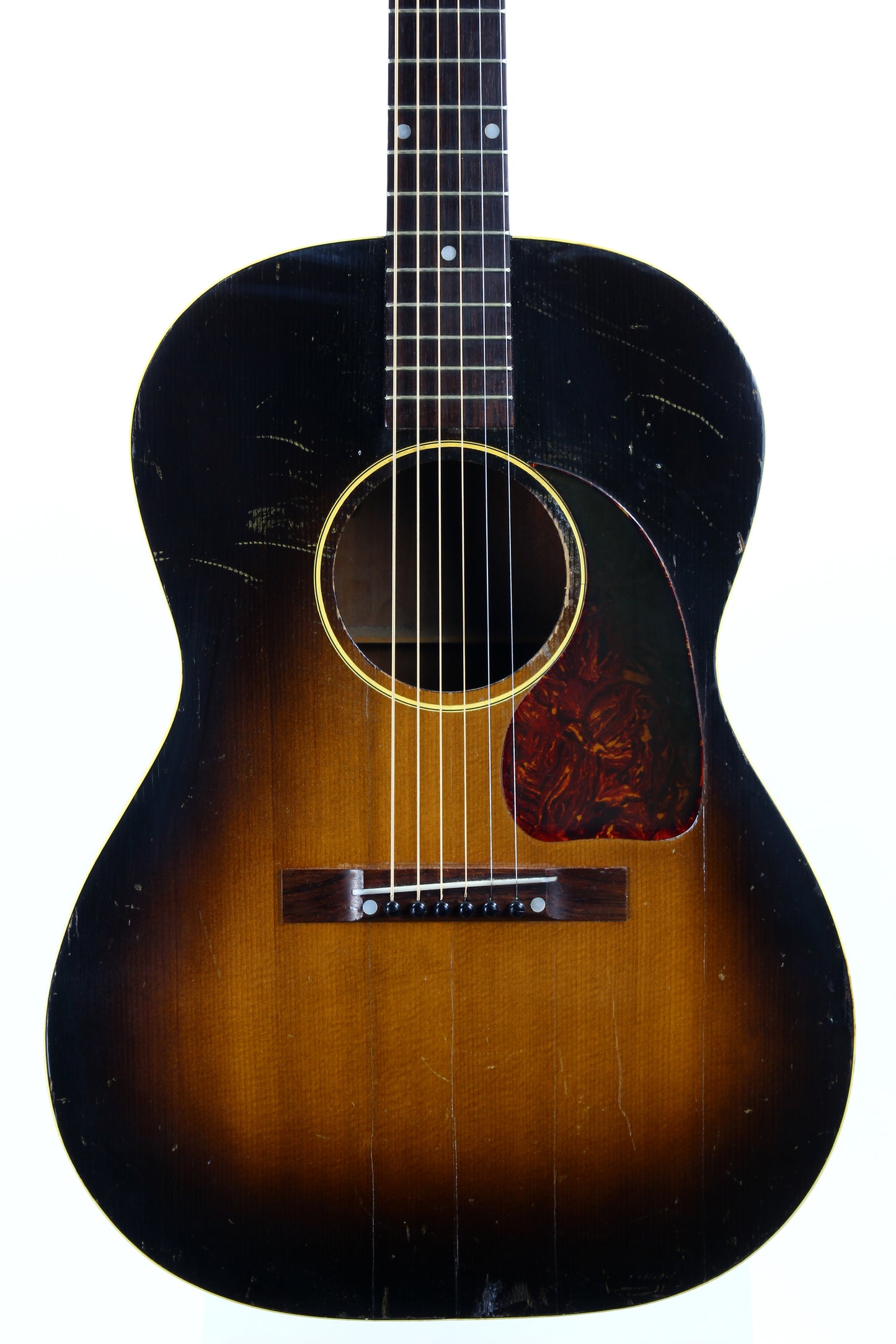 1951 Gibson LG-1 Sunburst Vintage Small Body Acoustic -- Plays Great and Ready to Go!