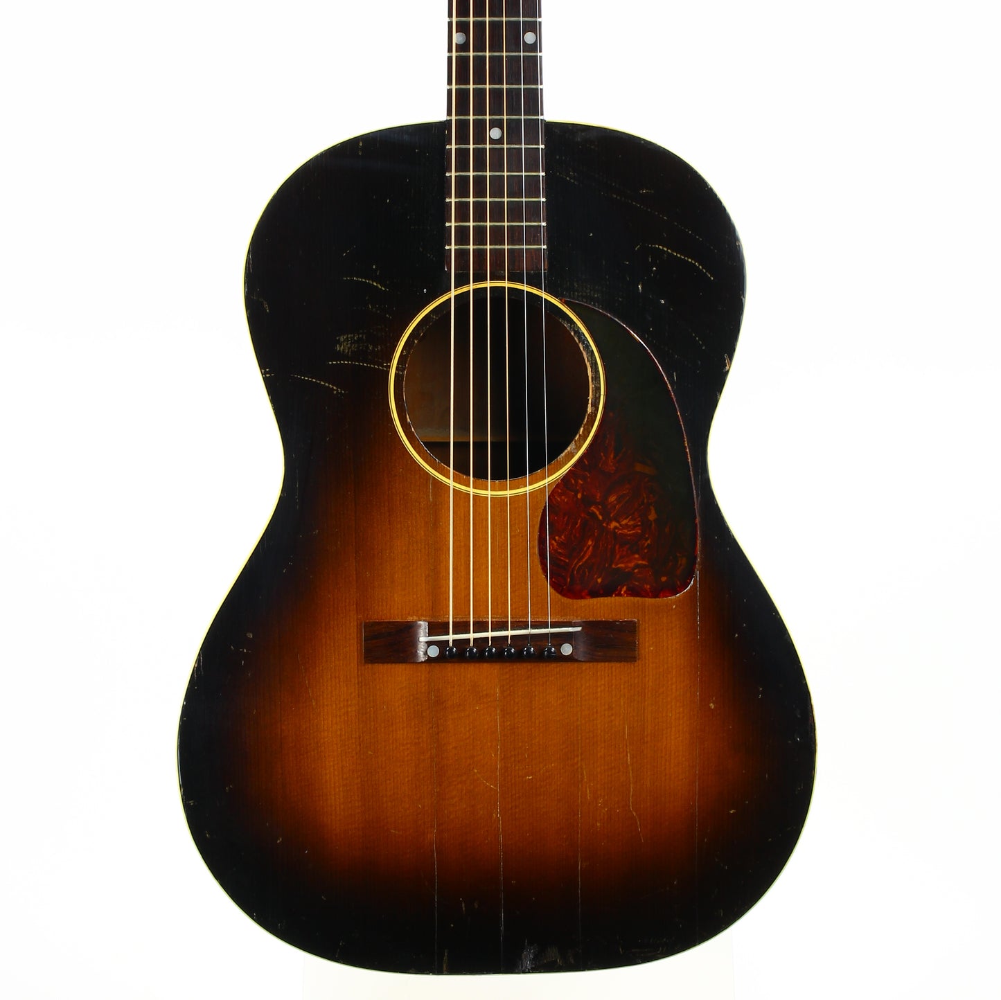 1951 Gibson LG-1 Sunburst Vintage Small Body Acoustic -- Plays Great and Ready to Go!