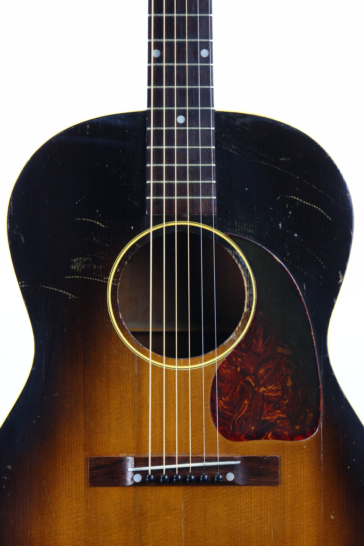 1951 Gibson LG-1 Sunburst Vintage Small Body Acoustic -- Plays Great and Ready to Go!