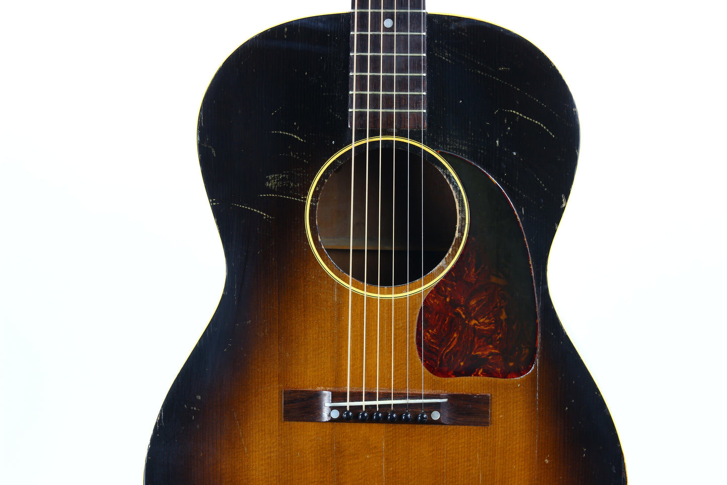 1951 Gibson LG-1 Sunburst Vintage Small Body Acoustic -- Plays Great and Ready to Go!