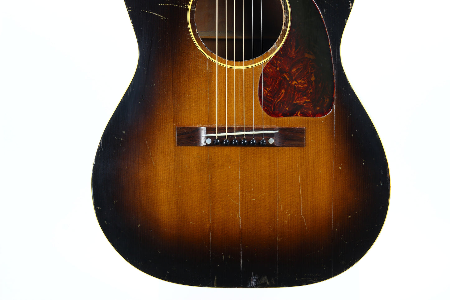 1951 Gibson LG-1 Sunburst Vintage Small Body Acoustic -- Plays Great and Ready to Go!