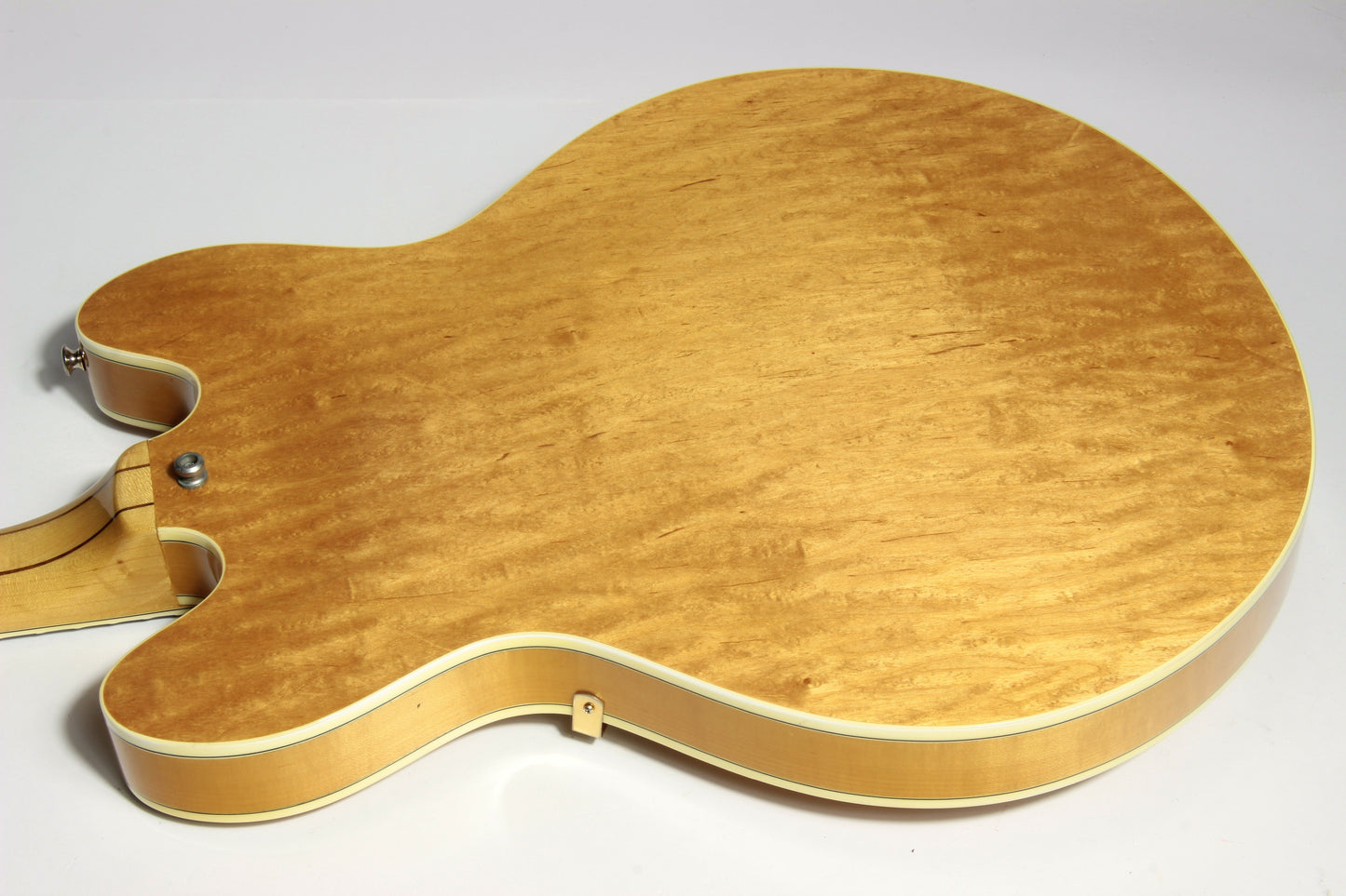 1985 Epiphone Japan Sheraton Matsumoku MIJ - Factory Gibson Case, Birdseye Maple, Natural Finish, Stop Tail, pre-elitist