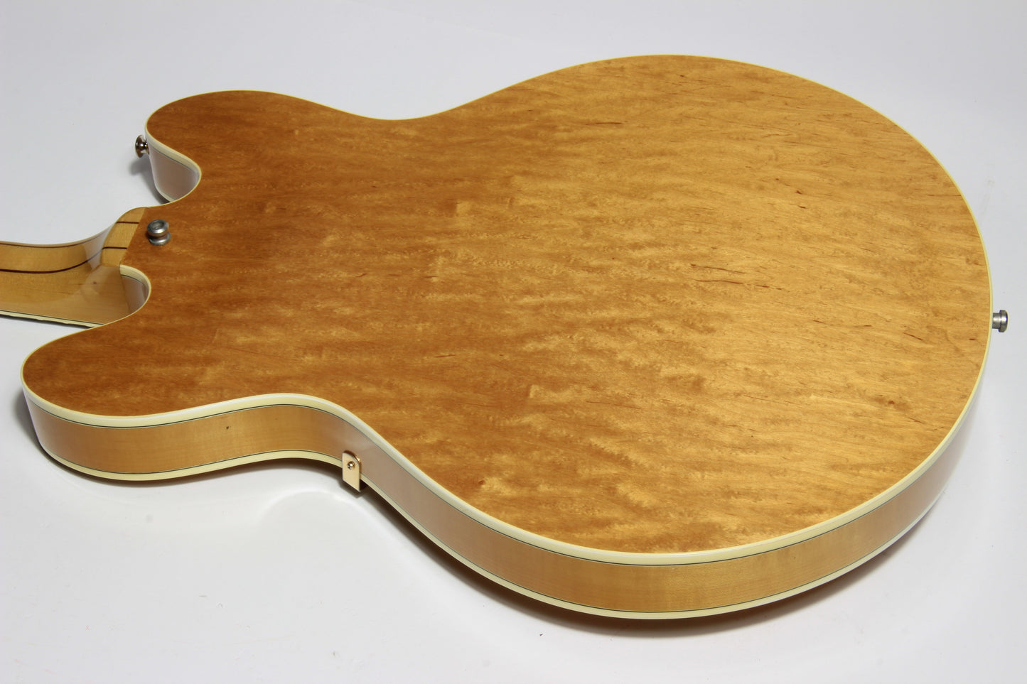1985 Epiphone Japan Sheraton Matsumoku MIJ - Factory Gibson Case, Birdseye Maple, Natural Finish, Stop Tail, pre-elitist