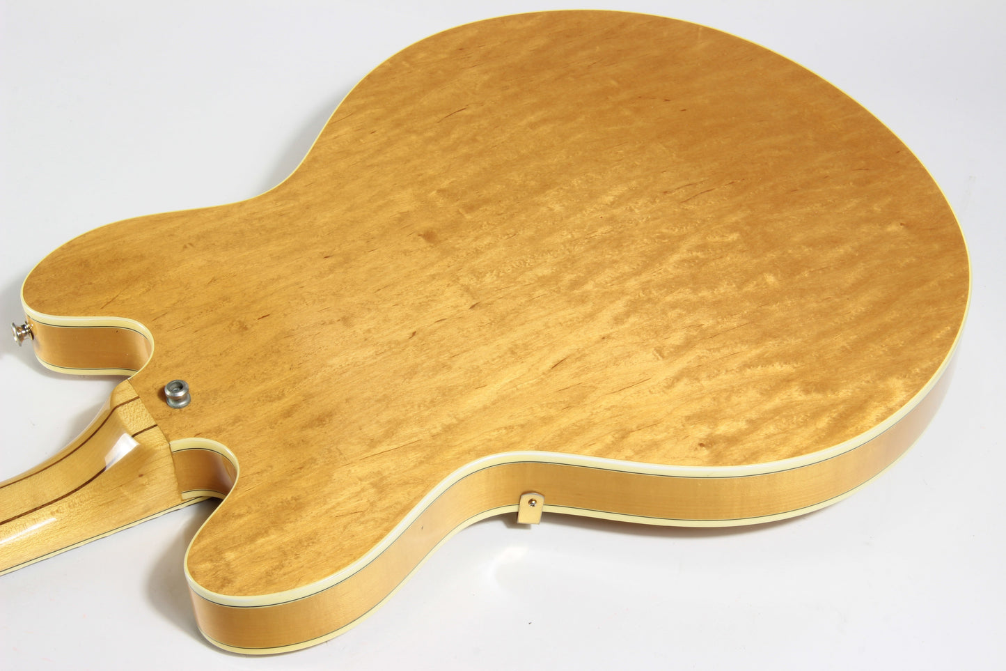 1985 Epiphone Japan Sheraton Matsumoku MIJ - Factory Gibson Case, Birdseye Maple, Natural Finish, Stop Tail, pre-elitist