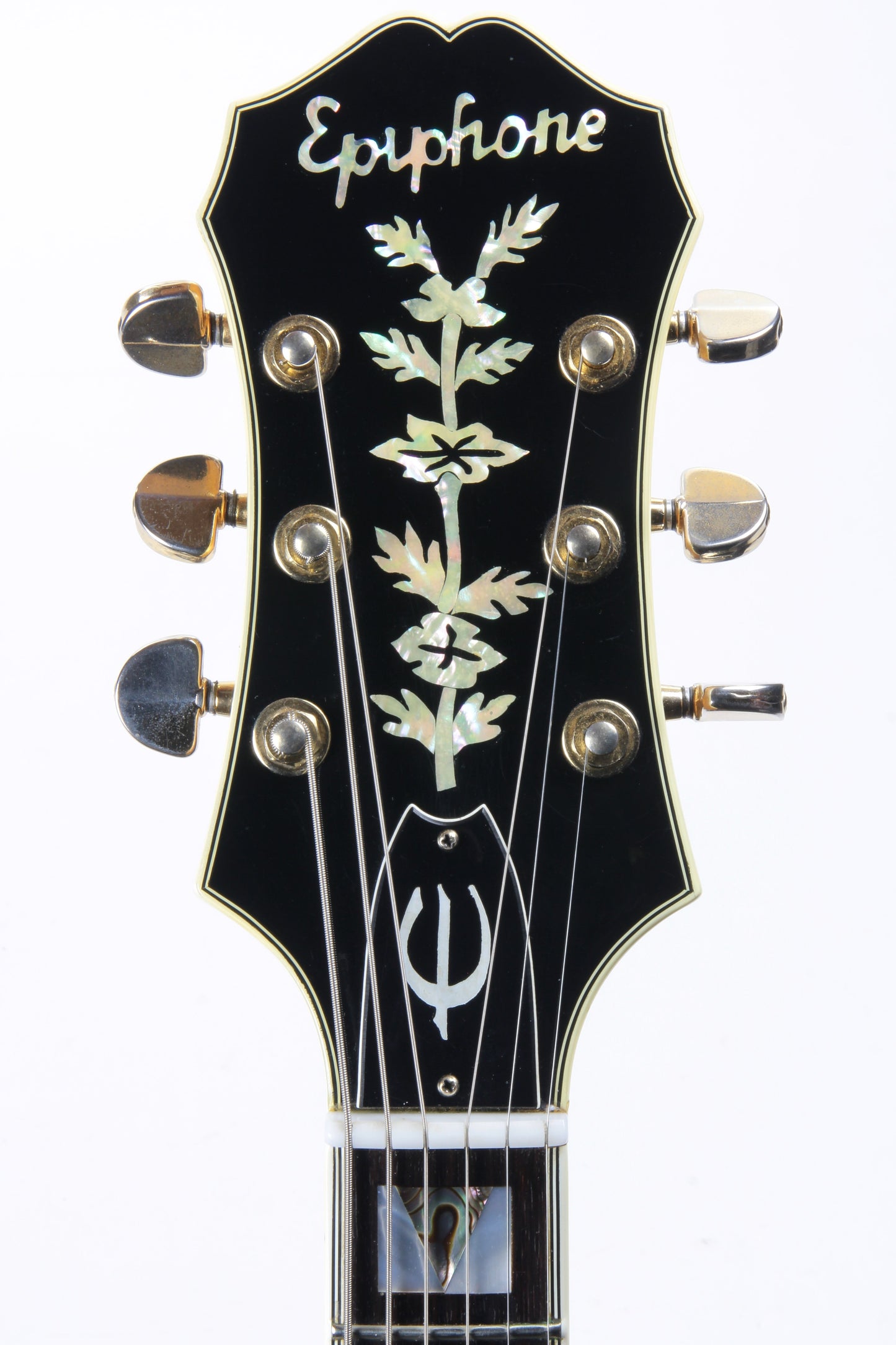 1985 Epiphone Japan Sheraton Matsumoku MIJ - Factory Gibson Case, Birdseye Maple, Natural Finish, Stop Tail, pre-elitist