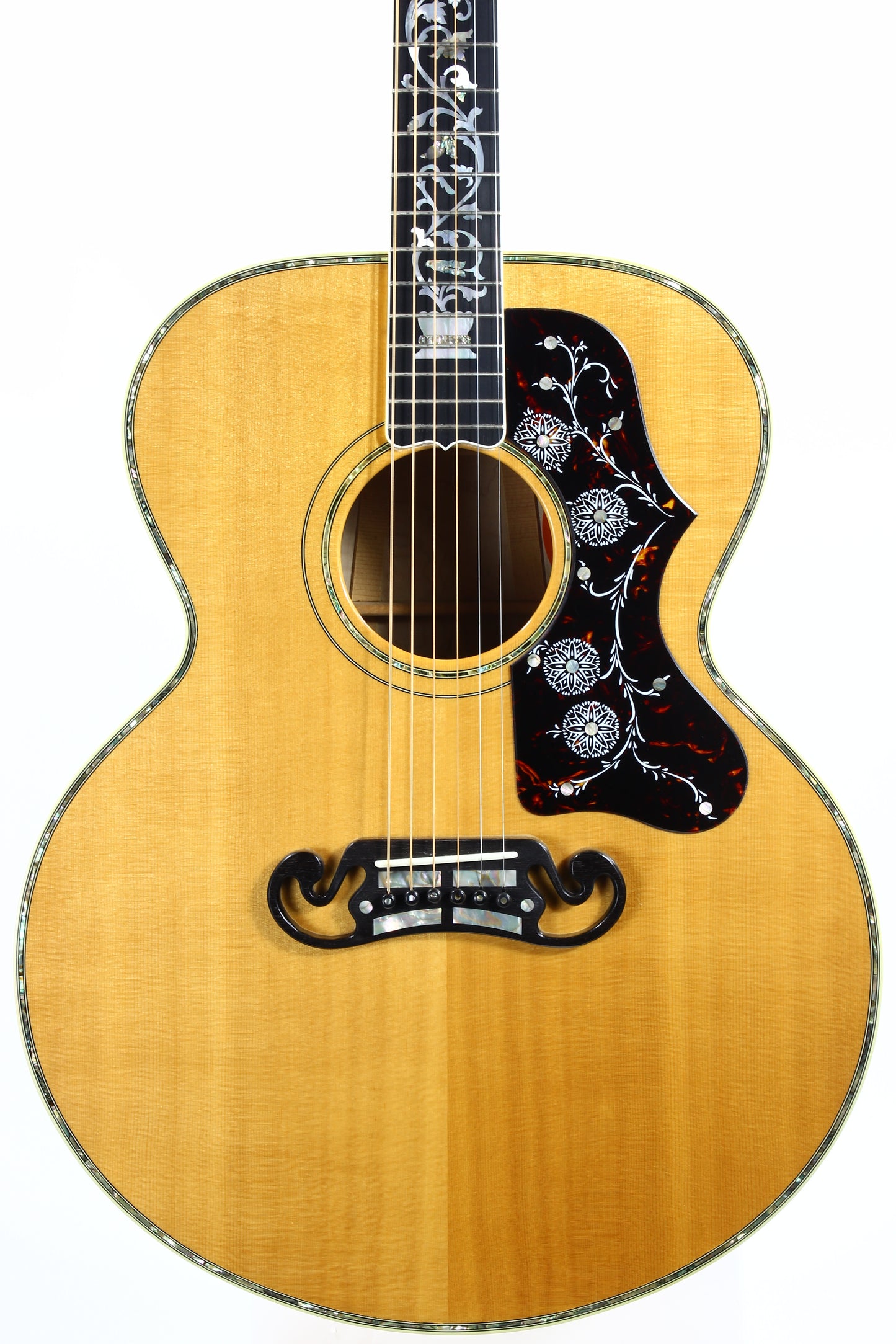 RARE 1995 Gibson Montana J-200 DELUXE VINE INLAY One-Off -- 3-Piece Back, Abalone/MOP Inlays, SJ-200 j200 sj200