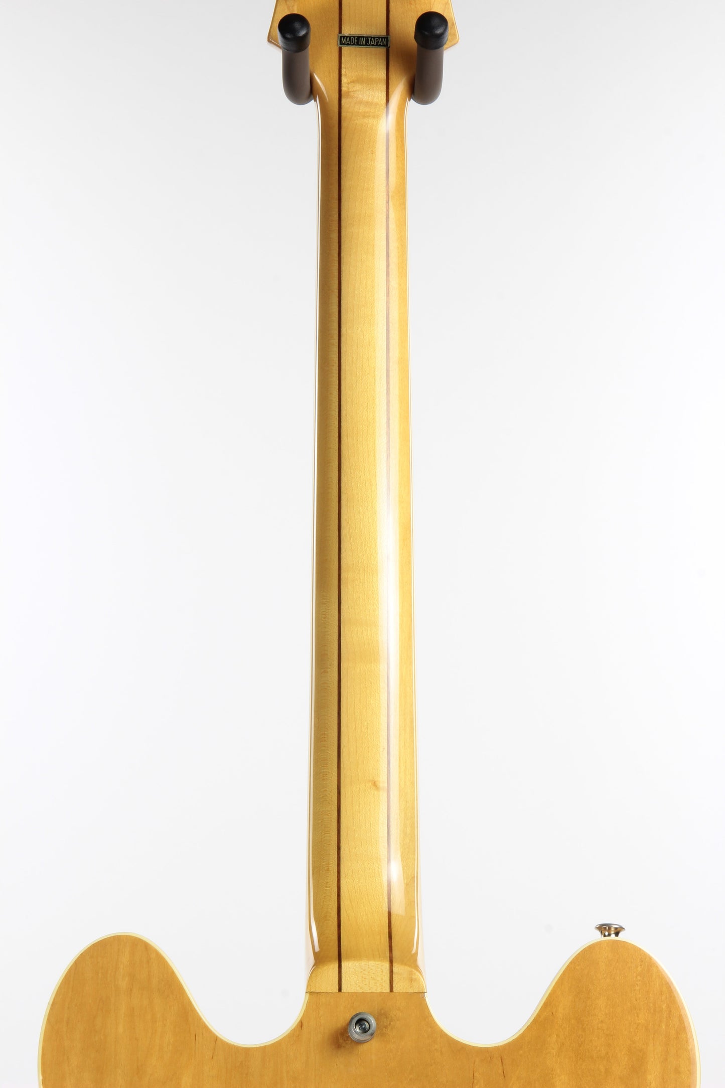 1985 Epiphone Japan Sheraton Matsumoku MIJ - Factory Gibson Case, Birdseye Maple, Natural Finish, Stop Tail, pre-elitist