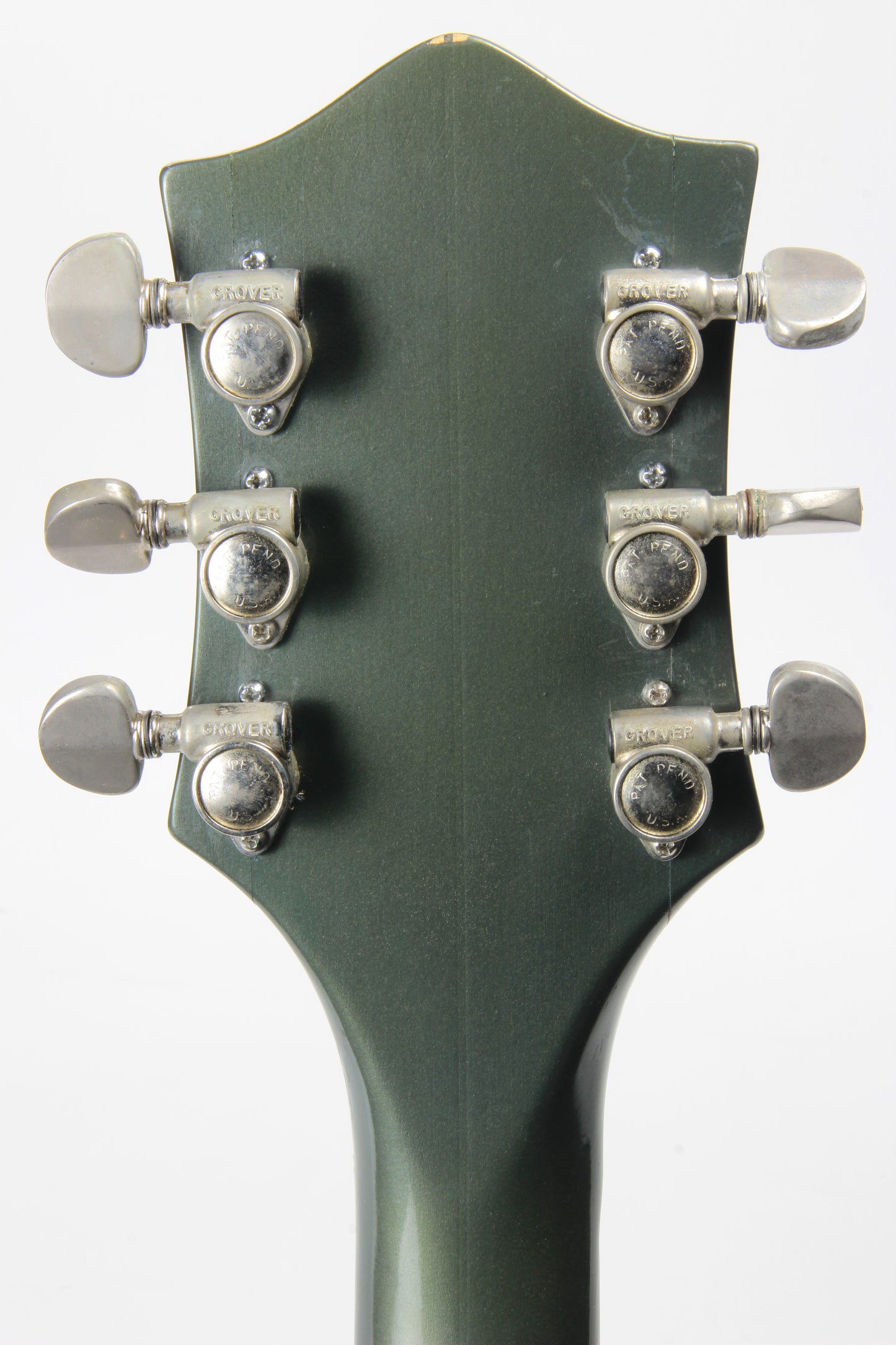 1957 Gretsch 6187 Corvette Rare Cutaway - Streamliner Lotus Ivory Gray Metallic, Dearmond, 1950's Clipper