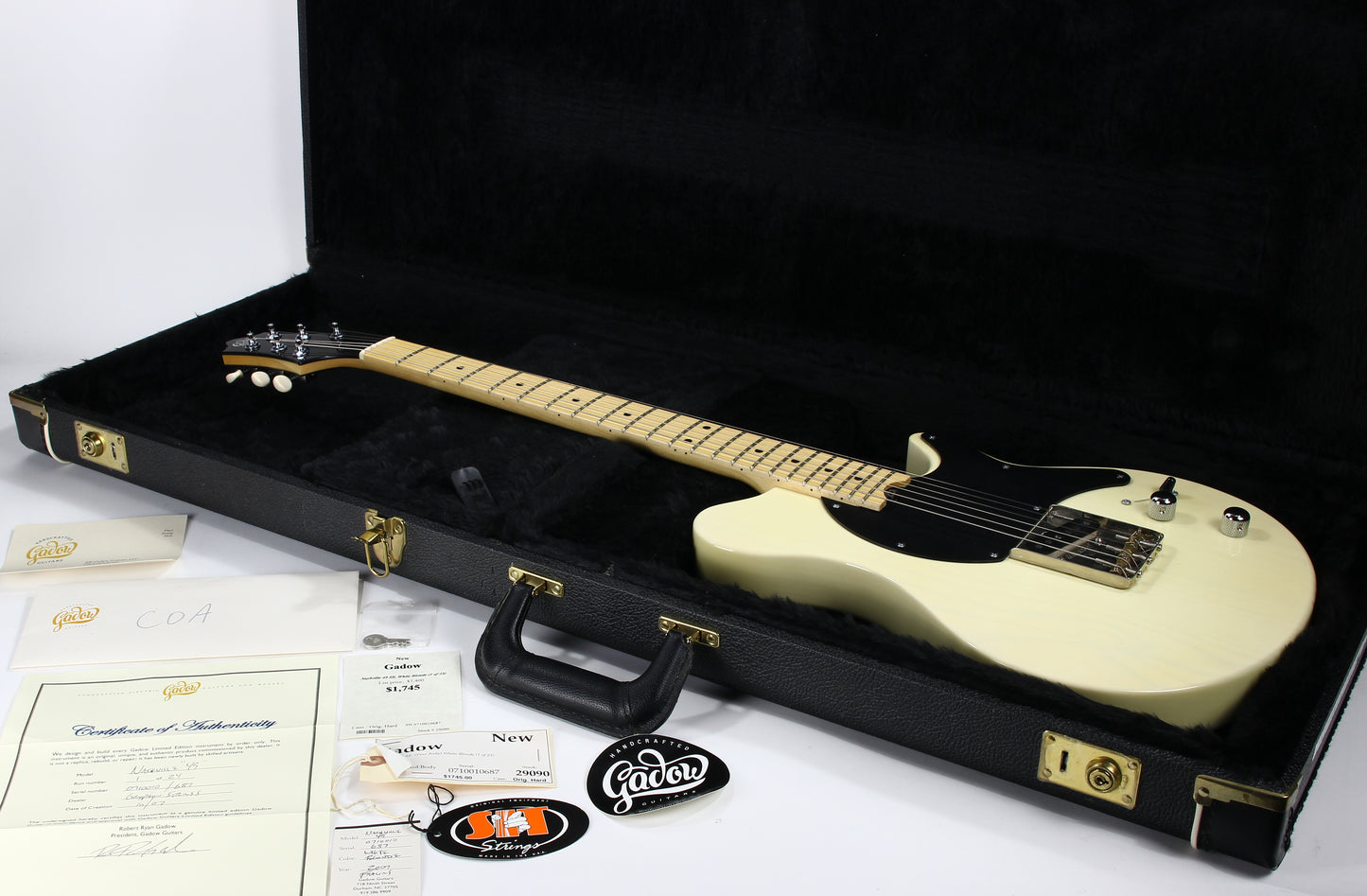 2007 Gadow Nashville "49" #1 of 24 Made - Limited Edition Tele Tribute, Ponderosa Pine Body, Lindy Fralin