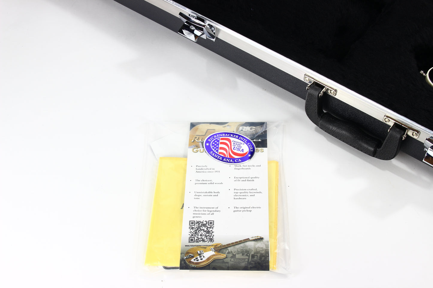 MINT 2022 Rickenbacker 4003 Electric Bass JG Jetglo Black - Triangle Inlays, Original Case