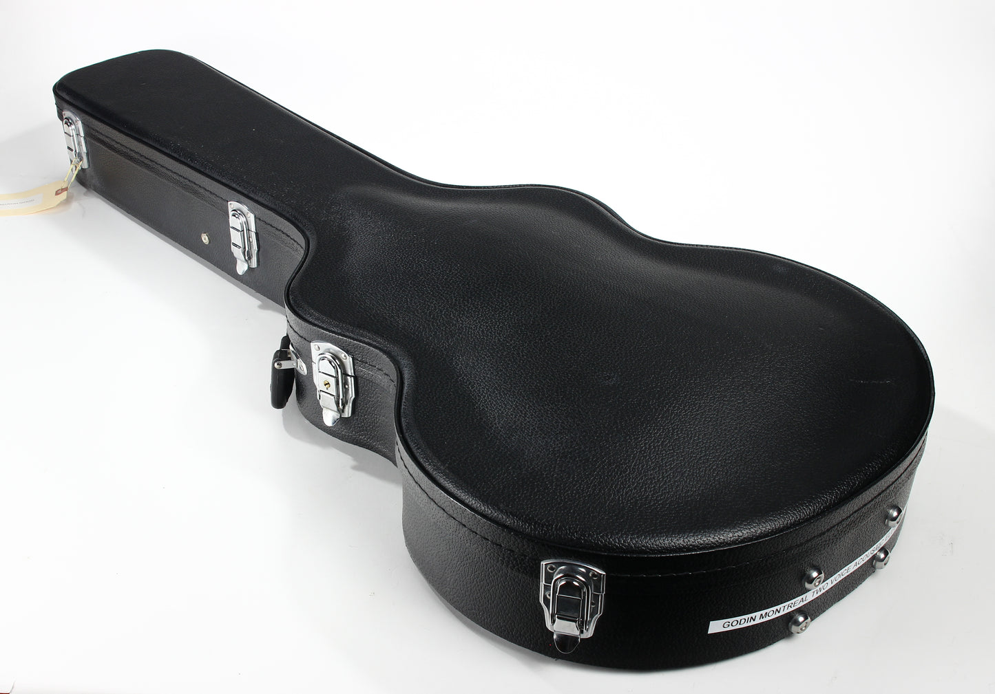 2004 Godin Montreal Two 2 Voice Acoustic Electric Semi-Hollow Guitar -- Solid Mahogany, Hybrid