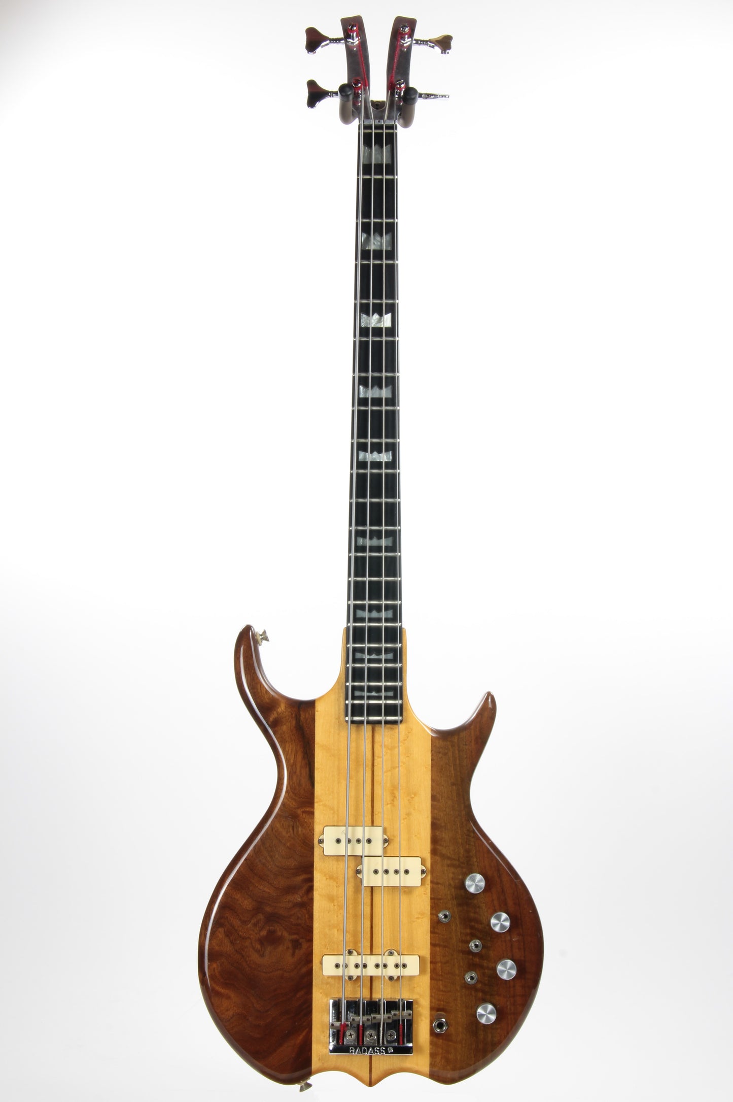 1981 Kramer DMZ 6000B Aluminum Neck Bass - Dimarzio Pickups, Figured Walnut, Maple, Deluxe!