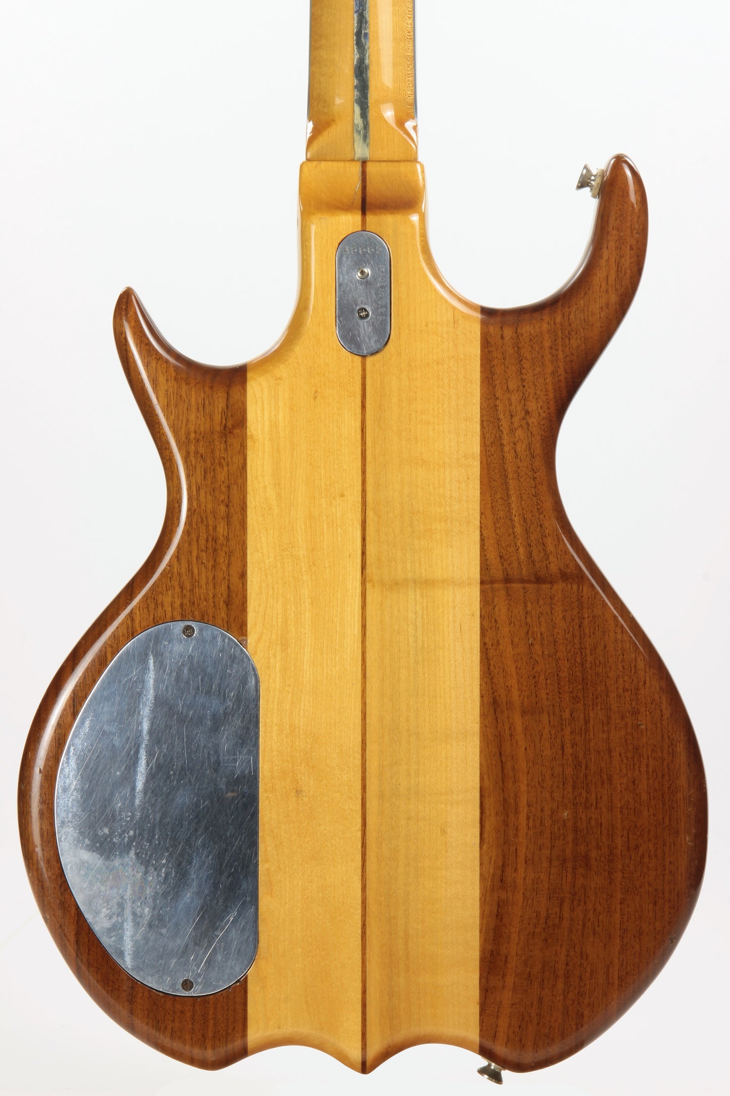 1981 Kramer DMZ 6000B Aluminum Neck Bass - Dimarzio Pickups, Figured Walnut, Maple, Deluxe!