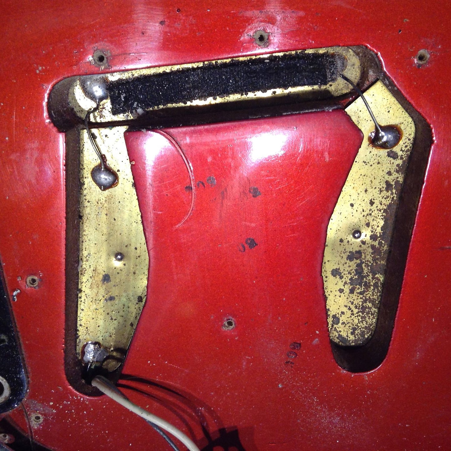 1969 Fender Mustang Competition Red w/ OHSC - Matching Headstock 1960's Offset Kurt Cobain Style!