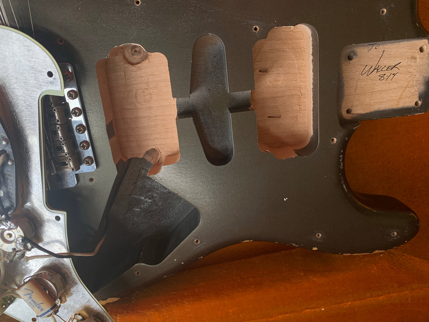 Fender Custom Shop Masterbuilt Paul Waller 1962 Stratocaster Relic Aged Charcoal Frost - Matching H/S '62 Strat Josefina Pups!