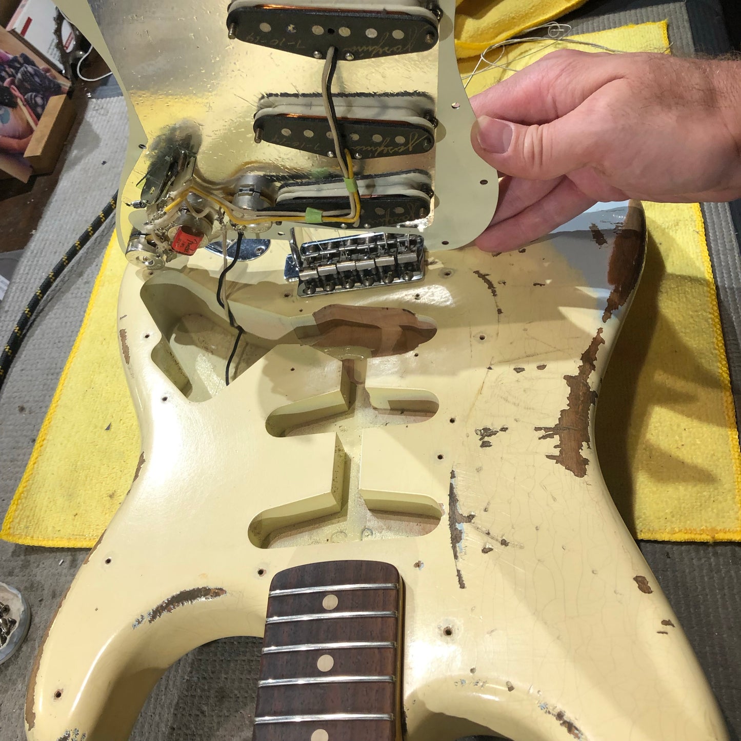Fender Custom Shop Masterbuilt 1960 Stratocaster HEAVY RELIC '60 Strat Josefina Pups! Jason Smith! White/Sonic Blue
