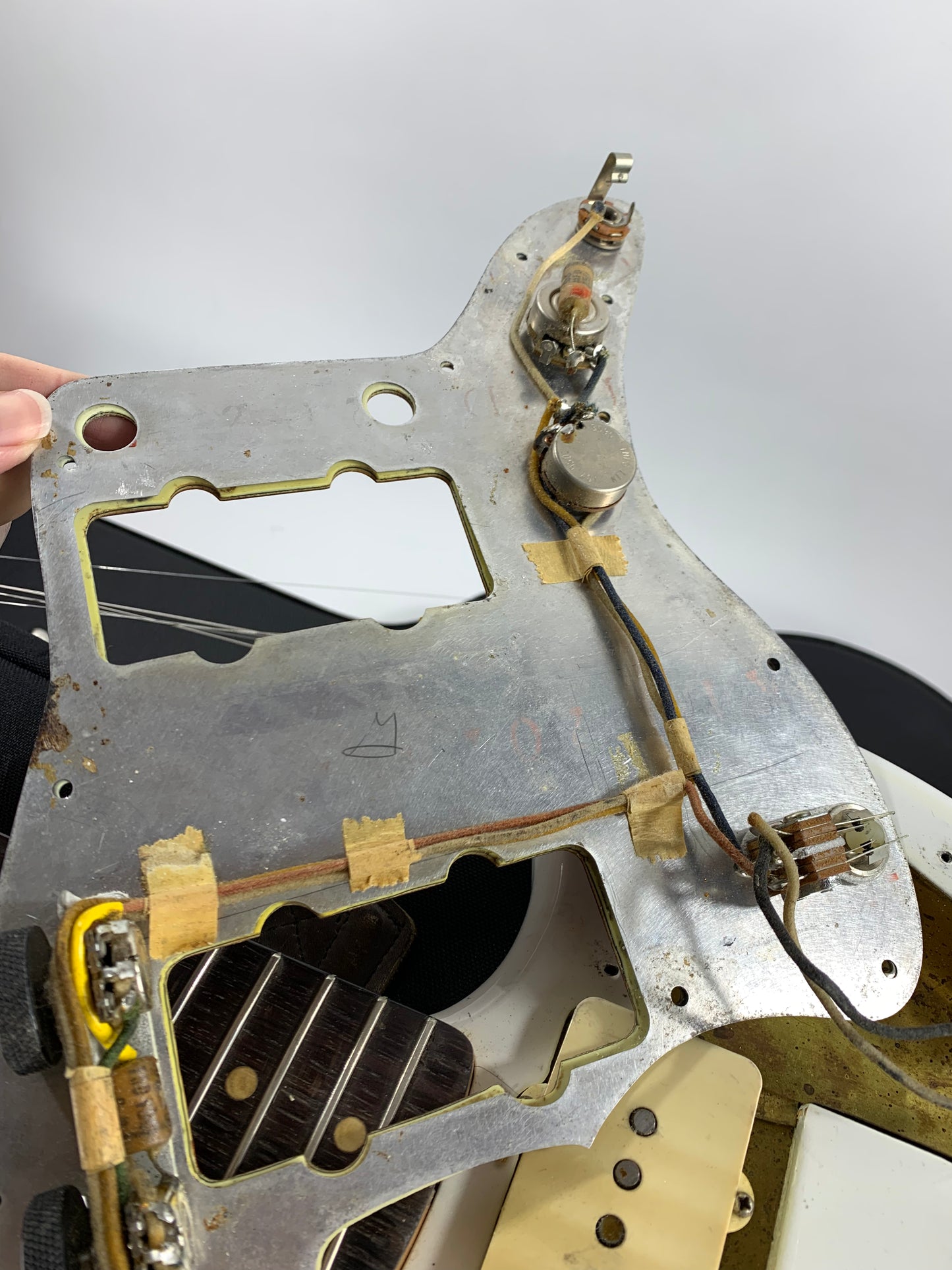 1960 Fender Jazzmaster Pre-CBS Slab-Board Vintage Offset Guitar -- Pic of Original Owner! jaguar stratocaster