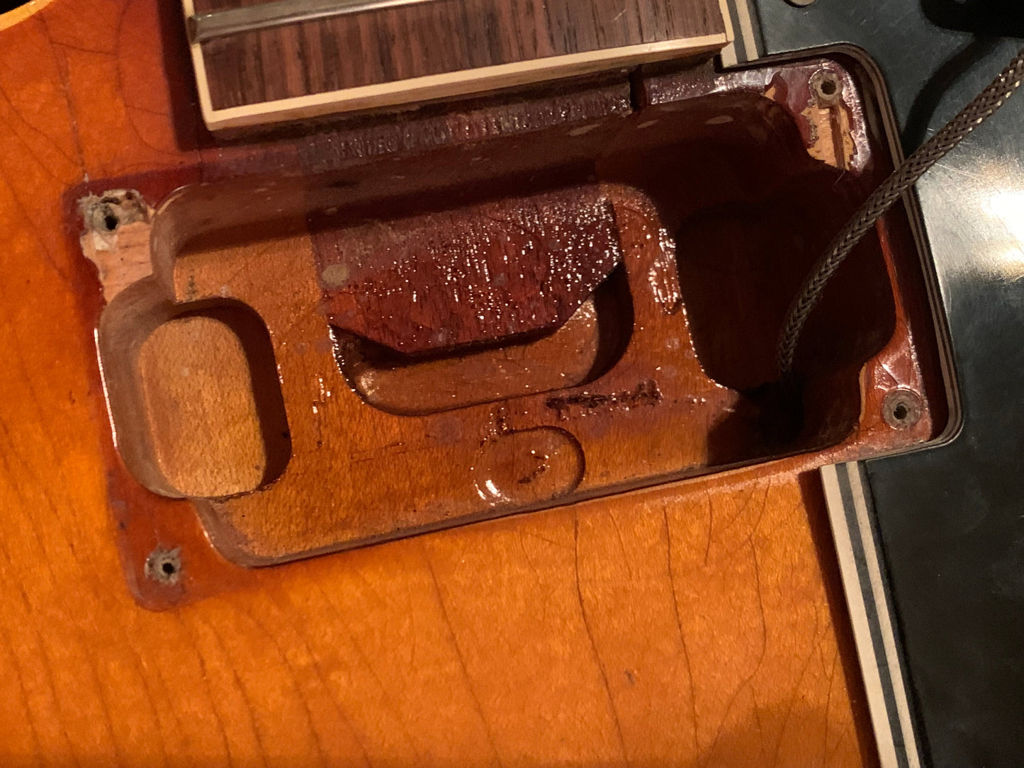 1965 Gibson ES-335 TD w/ Original Case - WIDE 1964 NUT, 2 PAT # PAF's, No Breaks!