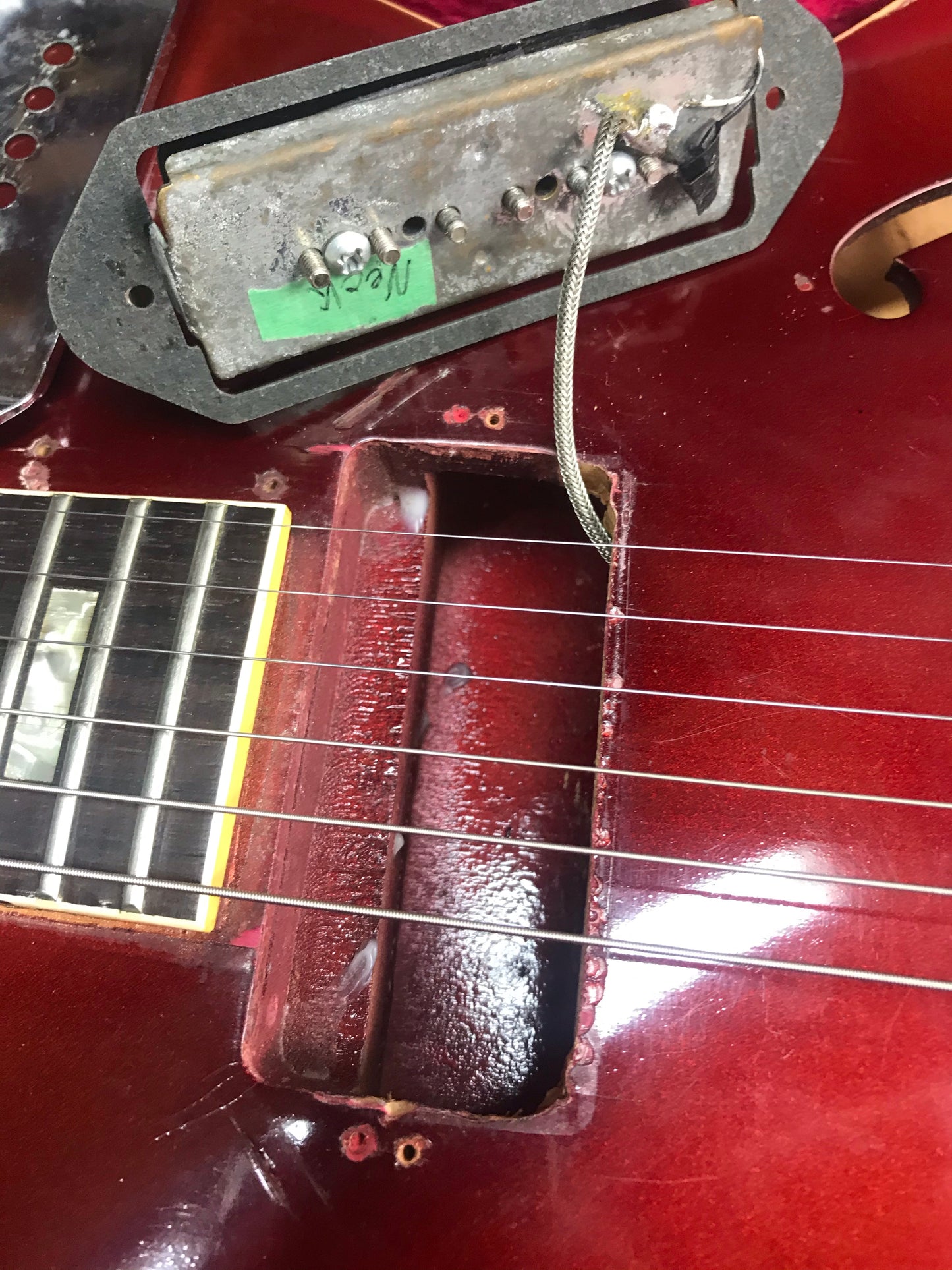 1967 Gibson ES-330 TDC SPARKLING BURGUNDY! Vintage CUSTOM COLOR Hollowbody w/ 2 P90's