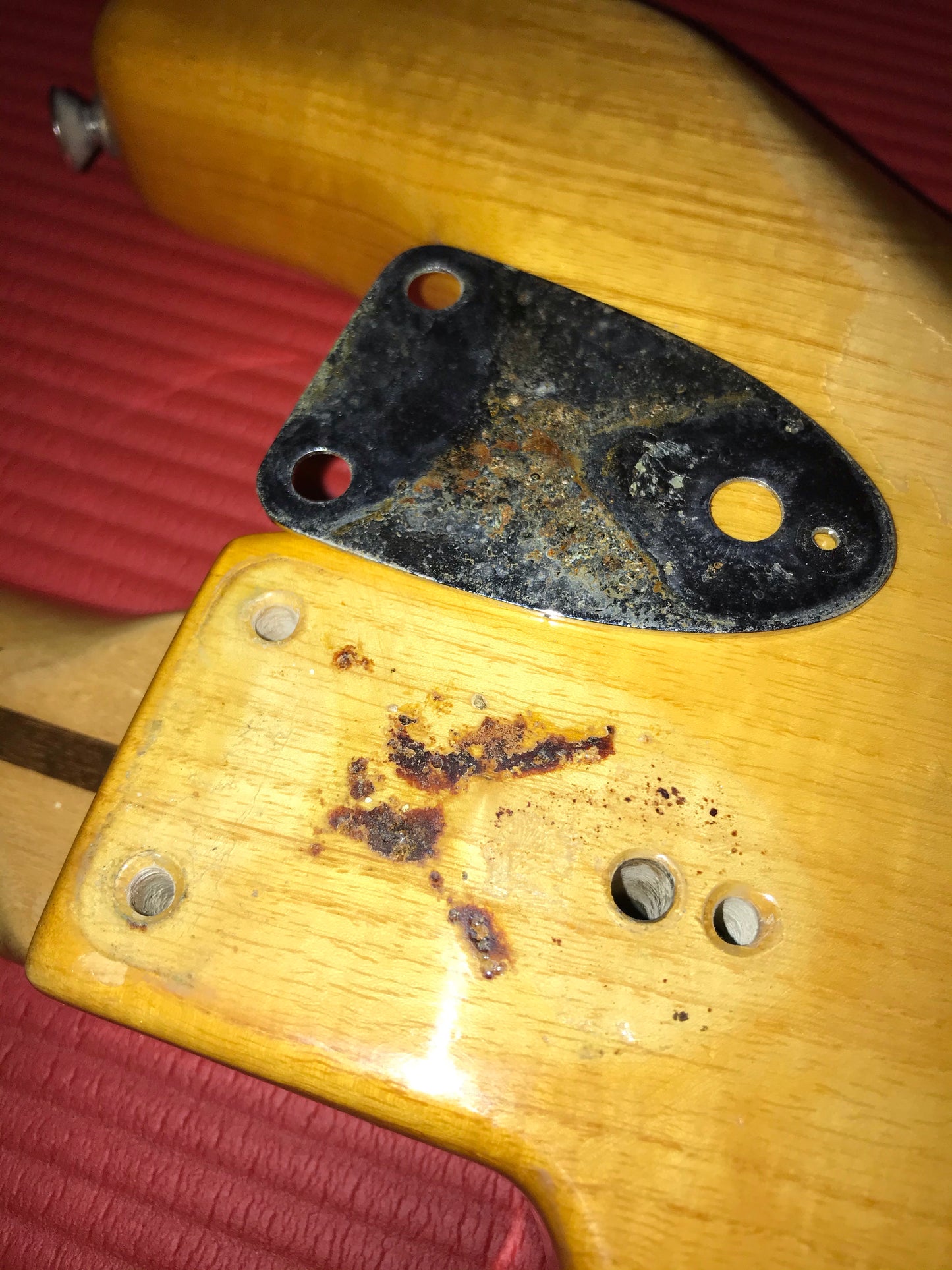 LIGHT! 1977 Fender Stratocaster FLAMED ASH Natural - Maple Neck Strat Vintage USA 1970's Hardtail