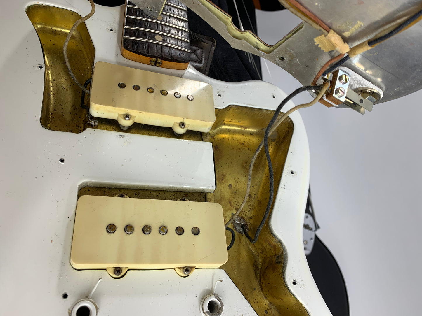 1960 Fender Jazzmaster Pre-CBS Slab-Board Vintage Offset Guitar -- Pic of Original Owner! jaguar stratocaster