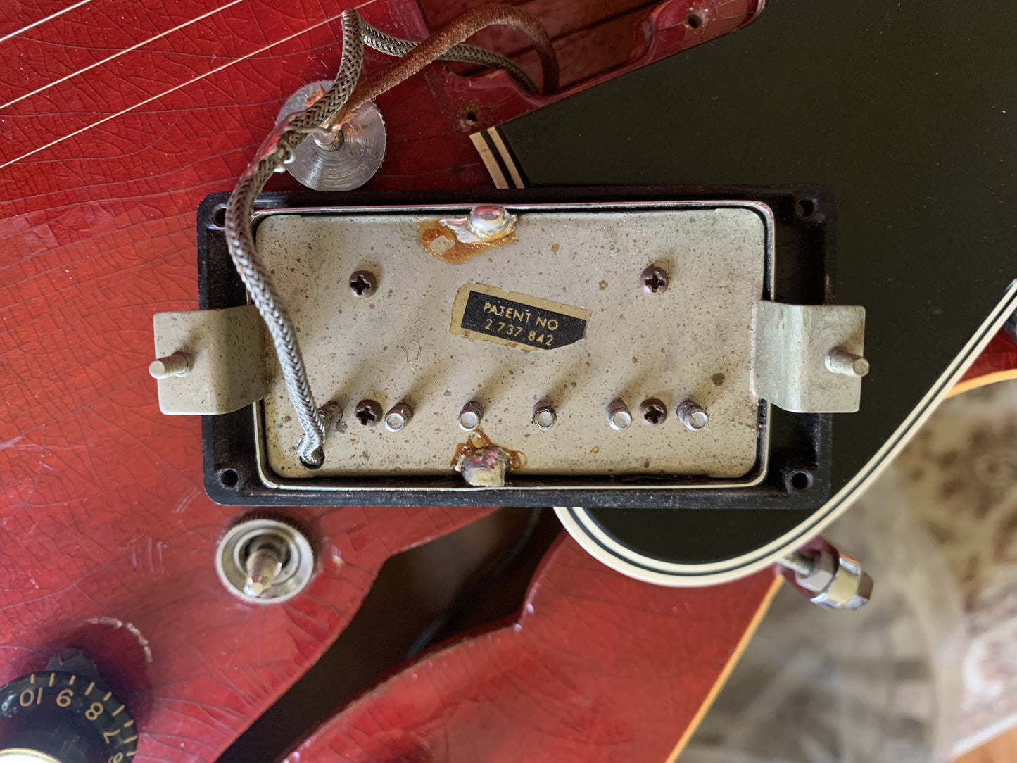 1966 Gibson ES-335 TDC Bigsby Cherry Red - Vintage Player-Grade 1960's Semi-Hollow Body