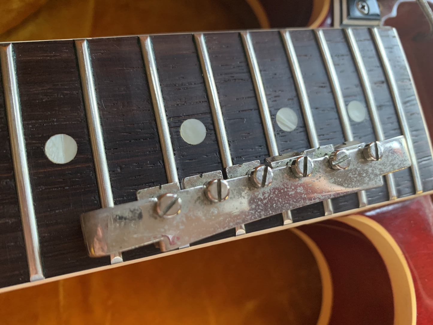 1961 Gibson ES-335 TDC Cherry Red w/ Original Case - 2 PAF's, Stop Tailpiece, Bigsby, Clean Dot Neck!