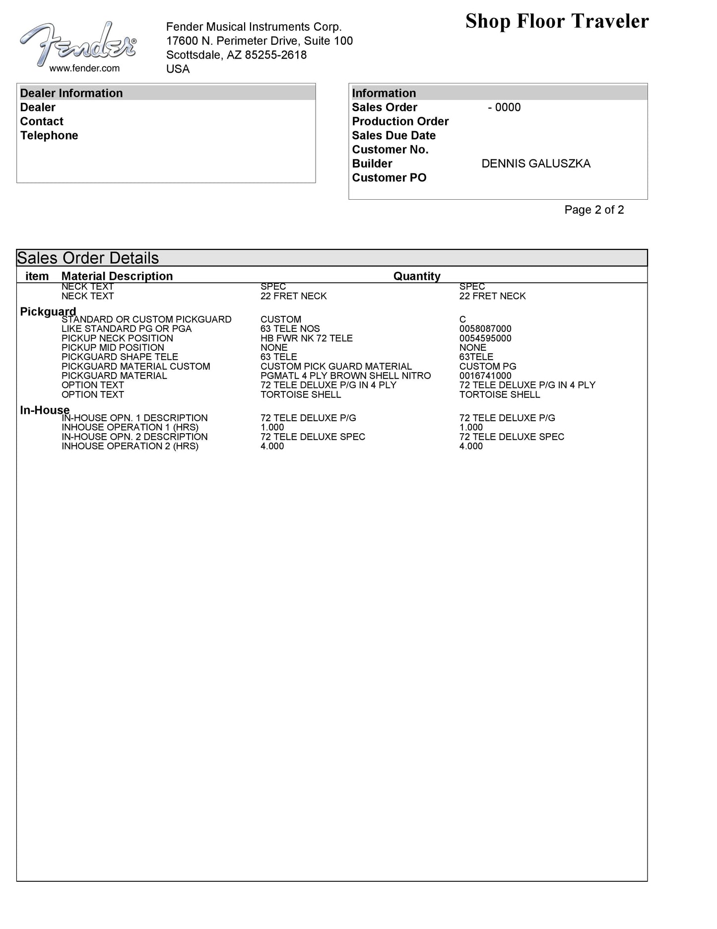 1972 Fender MASTERBUILT Telecaster Deluxe Custom Shop ONE-OF-A-KIND TELE! Double-Bound!