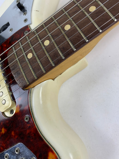 1962 Fender Jaguar Factory Custom Color OLYMPIC WHITE Pre-CBS w Original Brown Case & Strap