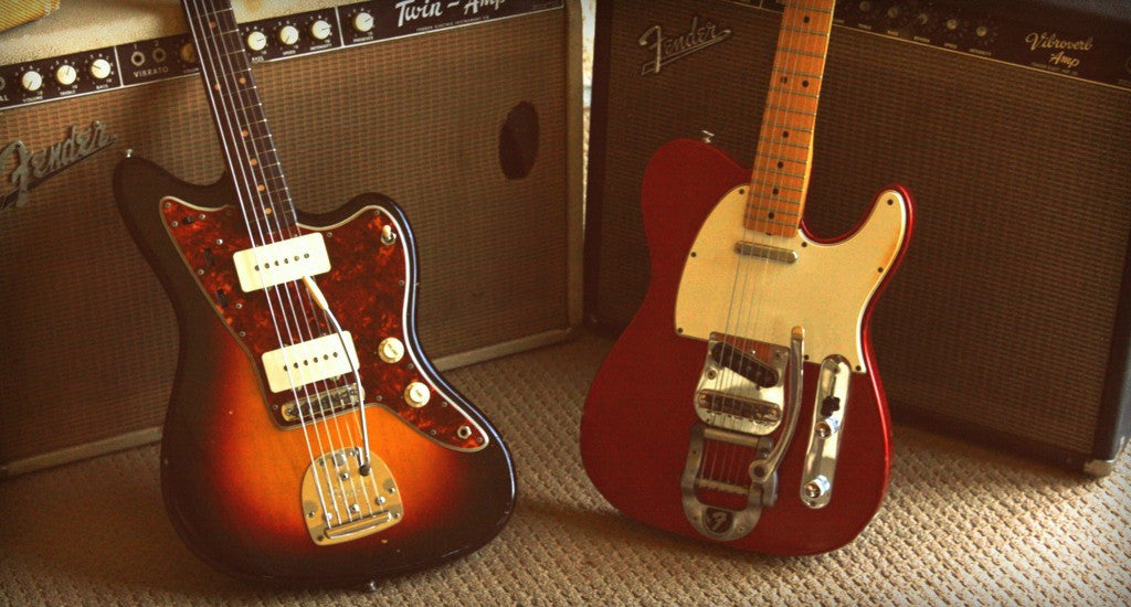 Vintage 1960's Fender guitars and amps Jazzmaster Telecaster