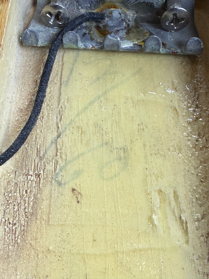 1960 Fender Stratocaster Ash Body Slab Board | Vintage Strat w Original Hard Case, Blond