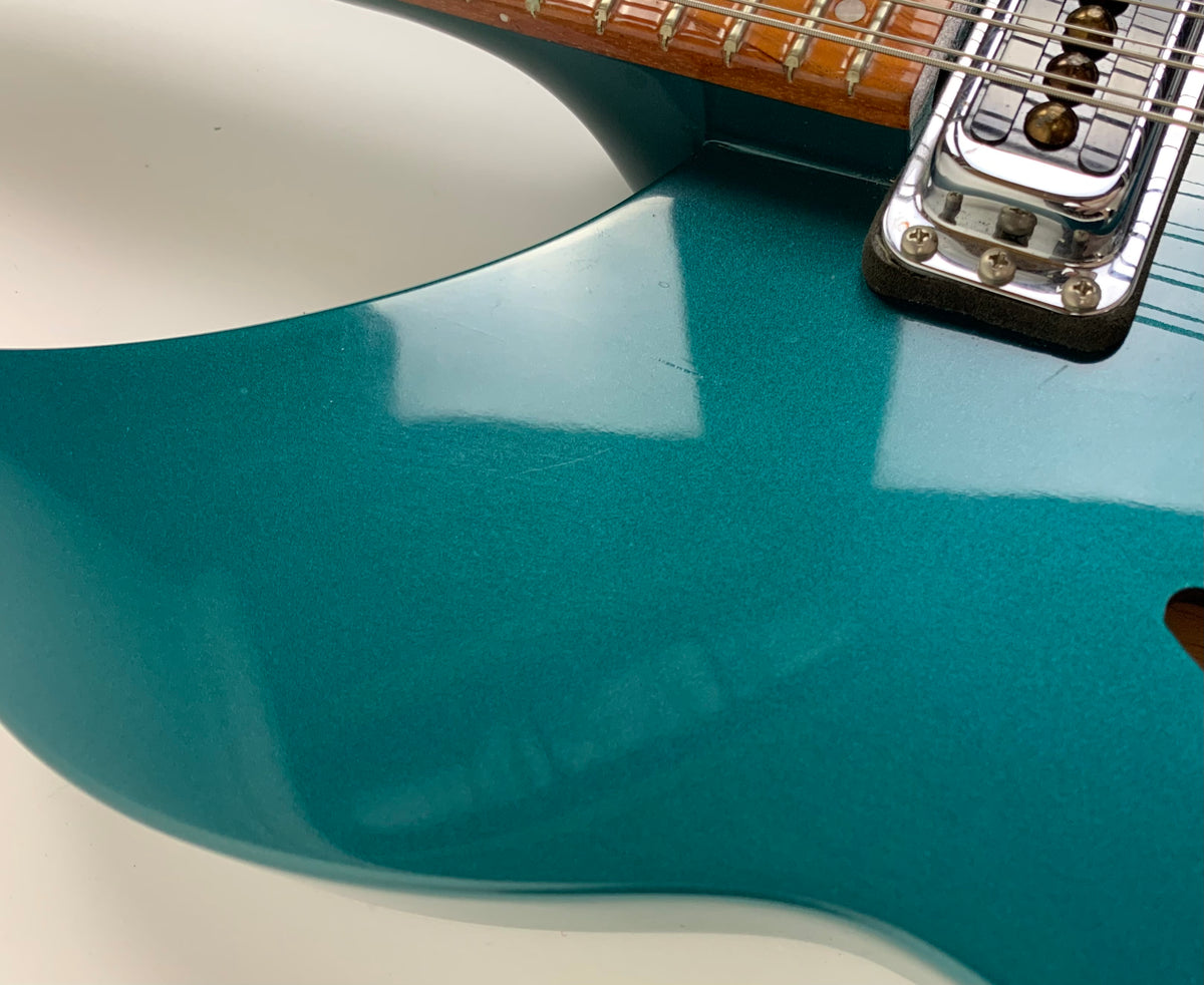 2000 Rickenbacker 330/12 Turquoise 12-String Electric HollowBody Guitar W Original Hard Case