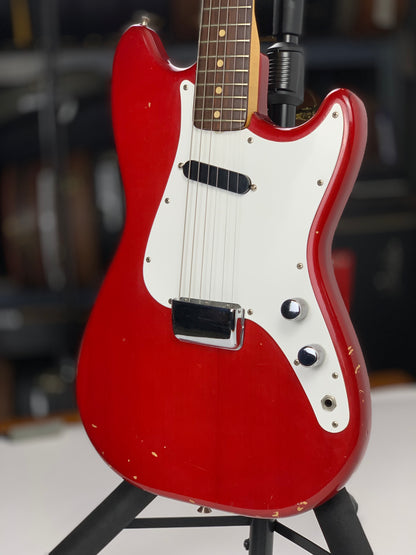 1964 Fender Musicmaster RARE Cherry Red | Pre-CBS duo sonic vintage