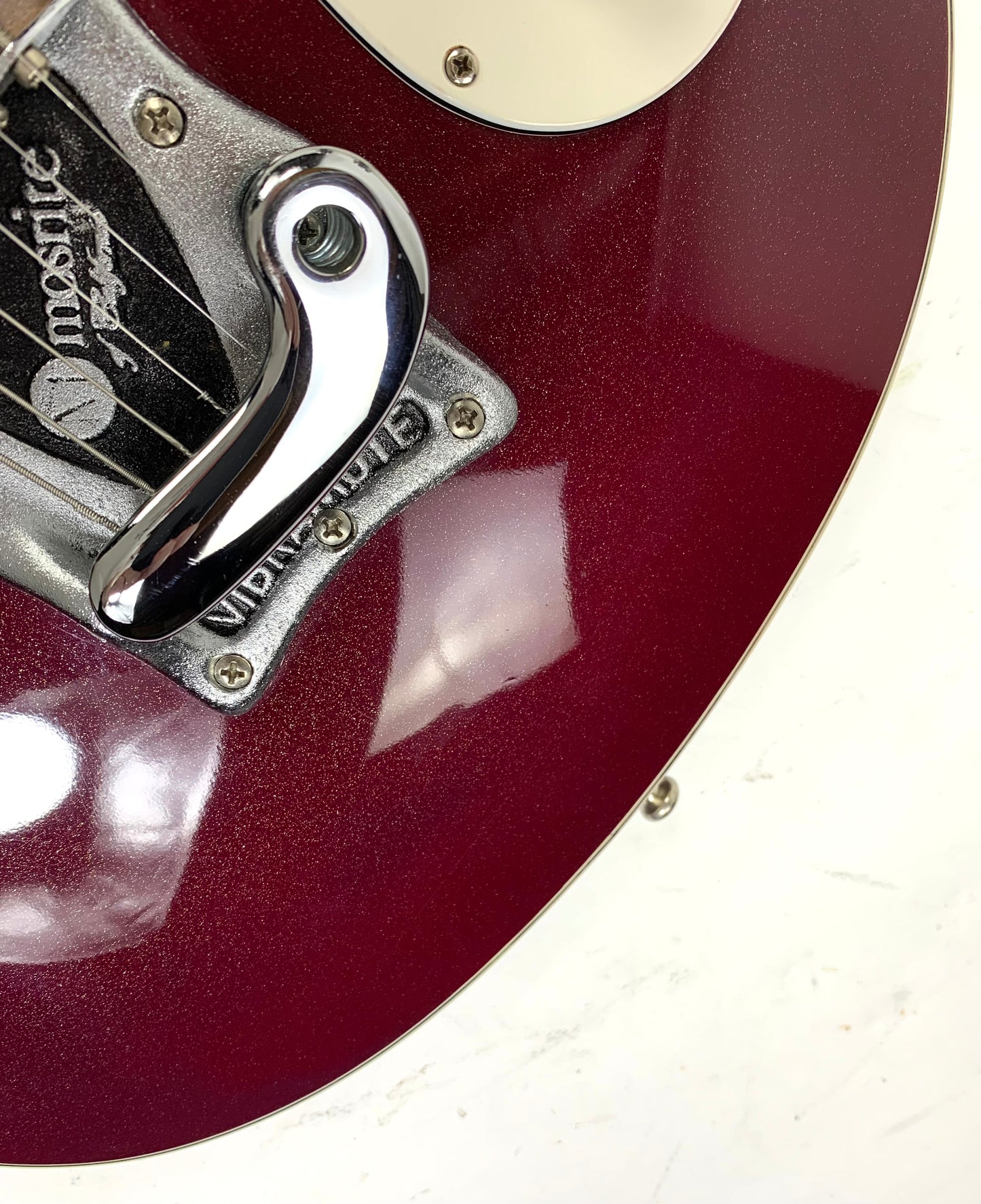 1988 Mosrite USA Semie Moseley Signed V63 Model Ruby Dust Rare SET-NECK Side Jack Model MINTY w Paperwork!