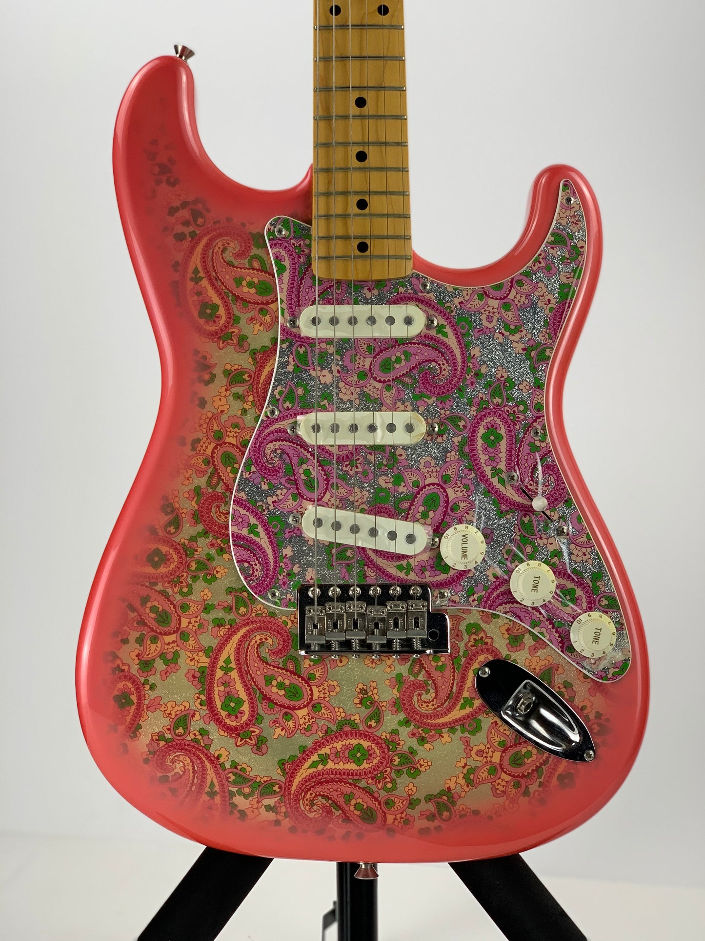 c. 2002 Fender Japan '57 Pink Paisley Stratocaster CIJ