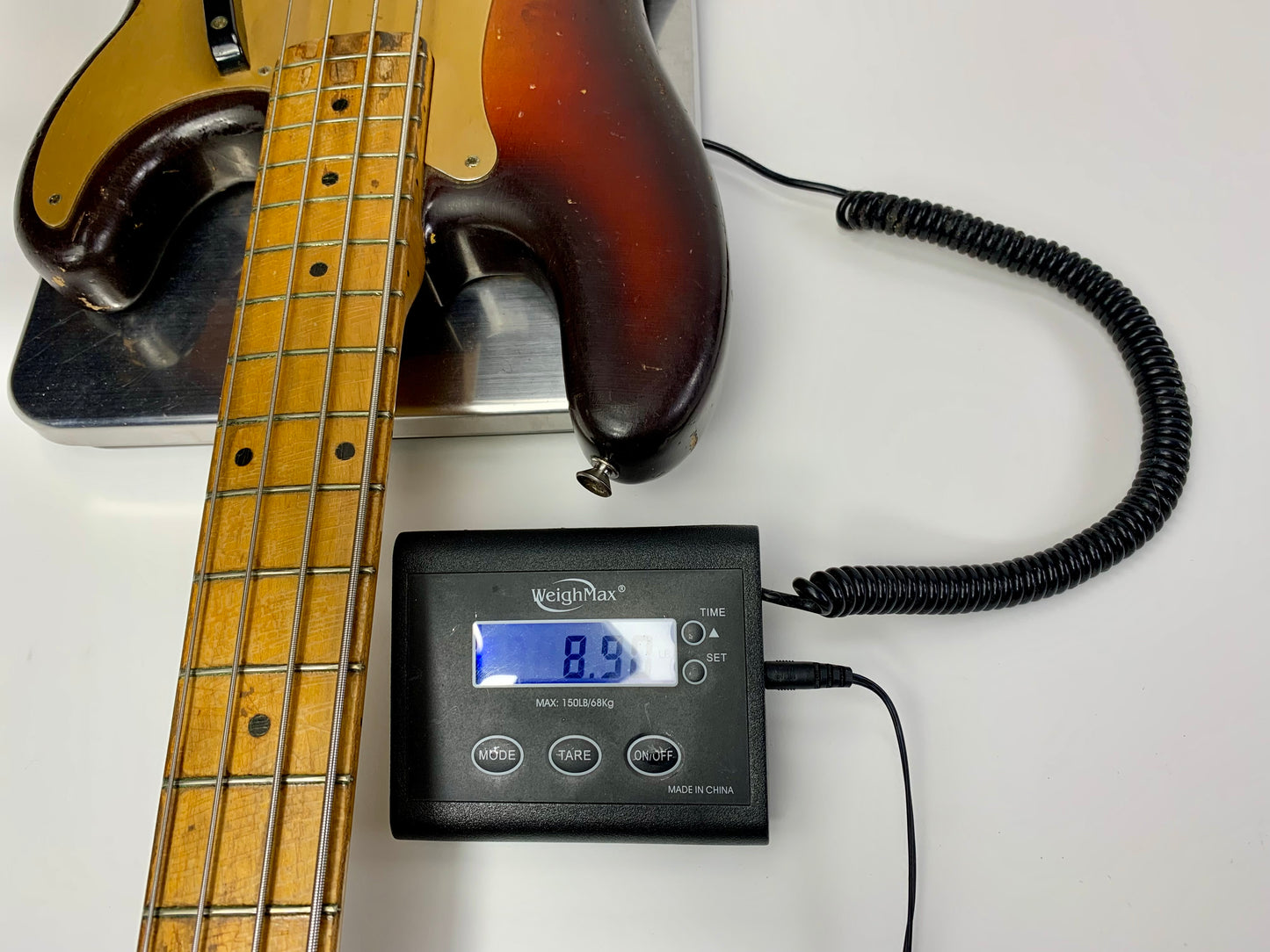 1959 Fender Precision Bass Anodized Gold Guard Sunburst 100% Original Vintage Maple Neck