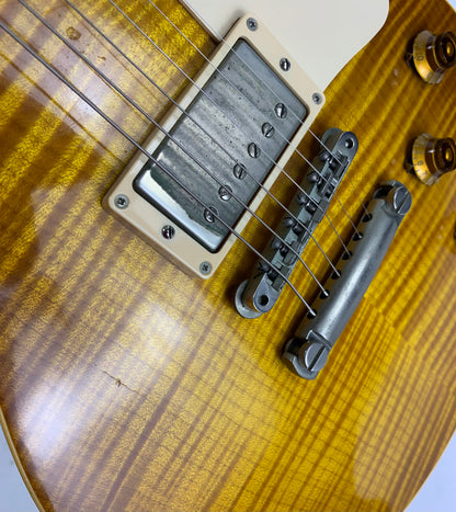 2001 Gibson Custom Shop Authentic 1958 Les Paul Standard Reissue Flametop! Factory Grovers, Killer Top! 58 R8 Historic